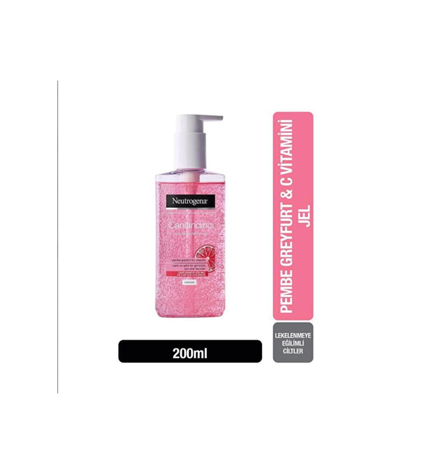Neutrogena Facial Cleansing Gel Pink Grapefruit & Vitamin C 150 ml