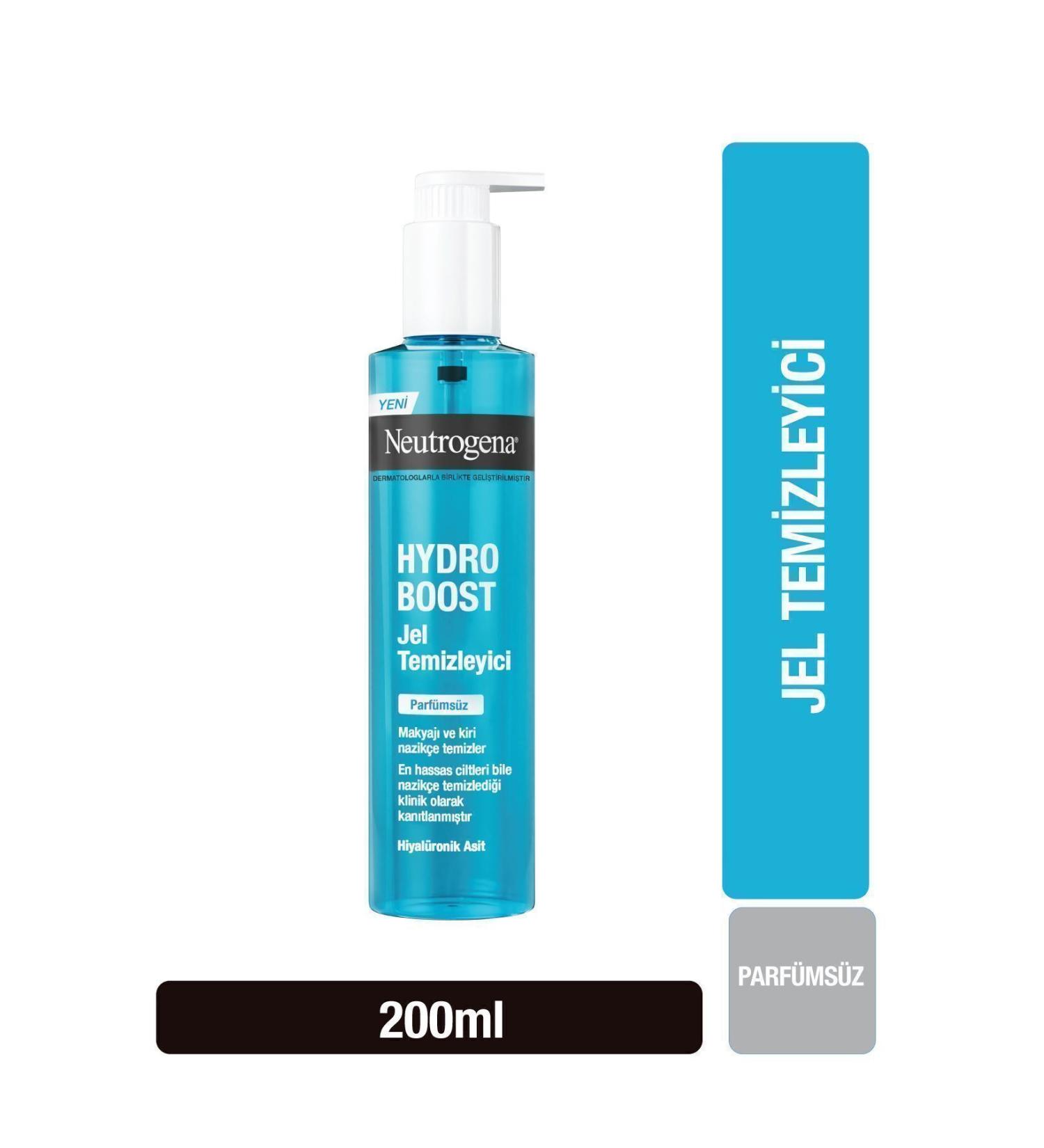 Neutrogena Hydro Boost Water Gel Facial Cleanser Unscented 200ml - Buy Online on GoSupps.com