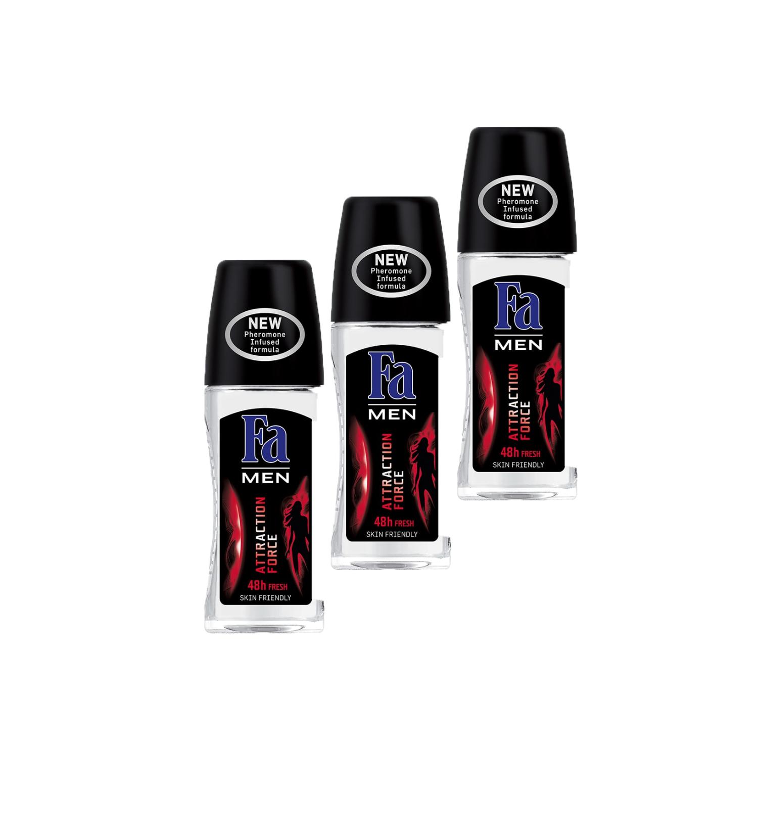 Fa Attraction Force Roll-on 50 ml - 3 Pieces