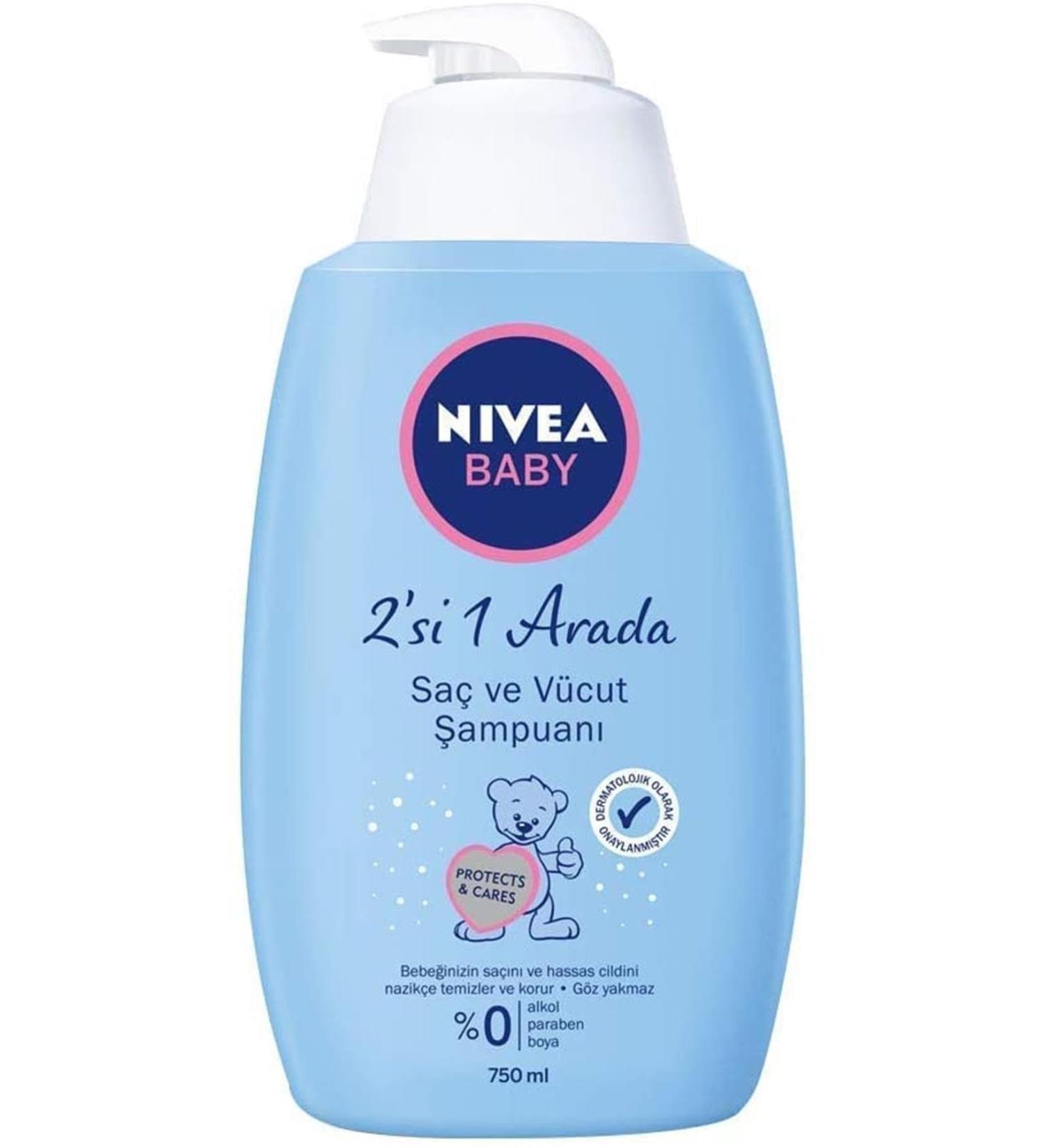 NIVEA Baby Hair and Body Shampoo 750 Ml - Buy Online on GoSupps.com