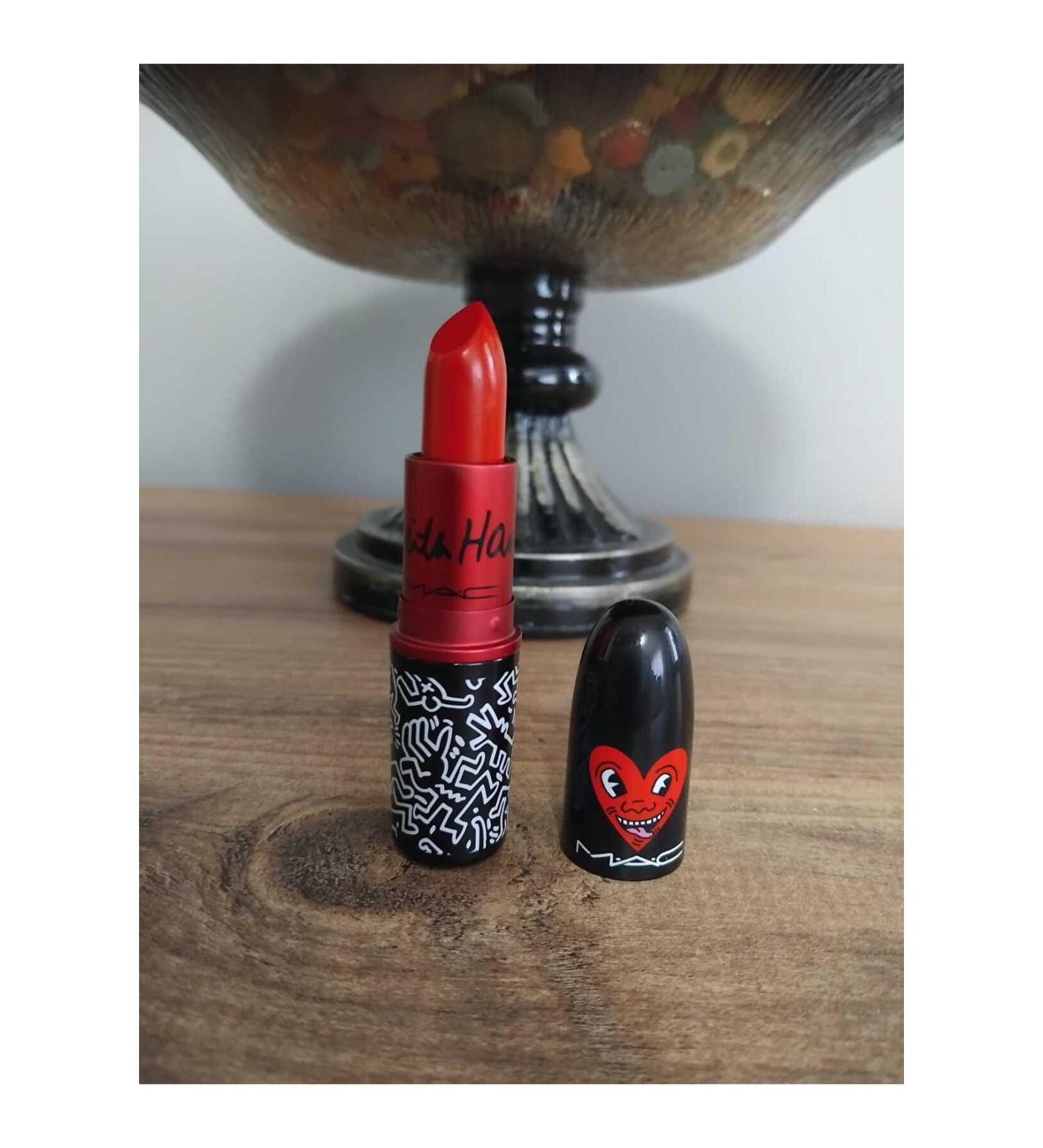 Mac Viva Glam Matte Lipstick A51 RED HARING Fire Red Matte Lipstick 3 g