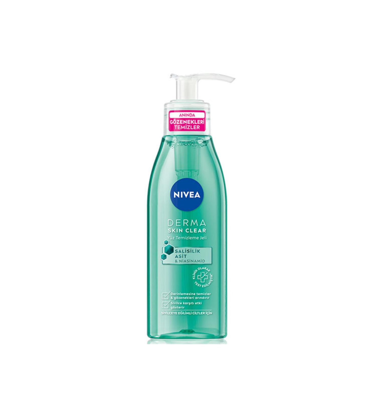 NIVEA Derma Skin Clear Anti-Acne Facial Cleansing Gel 150 ml