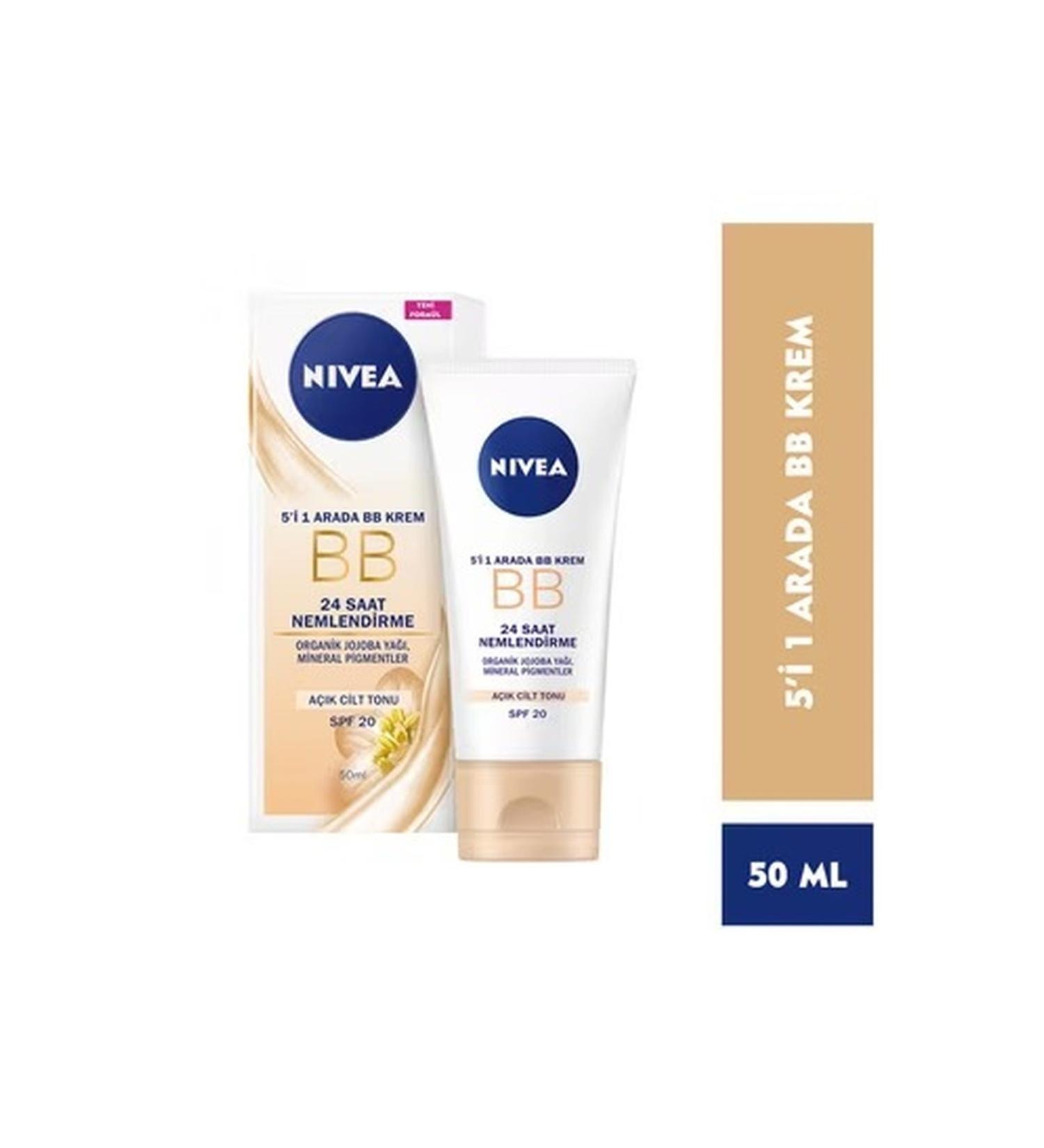 NIVEA Essentials BB Cream Light Tone Day Face Care Cream 50 ml - Buy Online on GoSupps.com