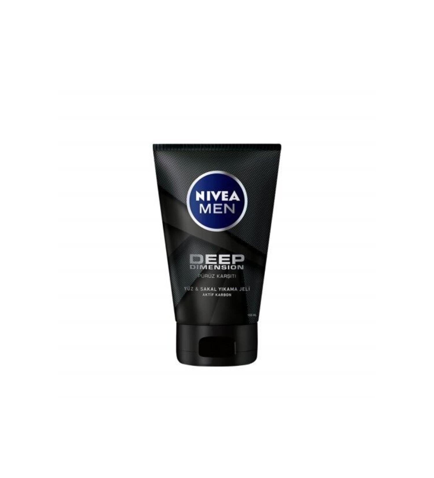 NIVEA Intensive Cleansing of the Face Beard Cleansing Facial Beard Washing Gel 100ml min.223
