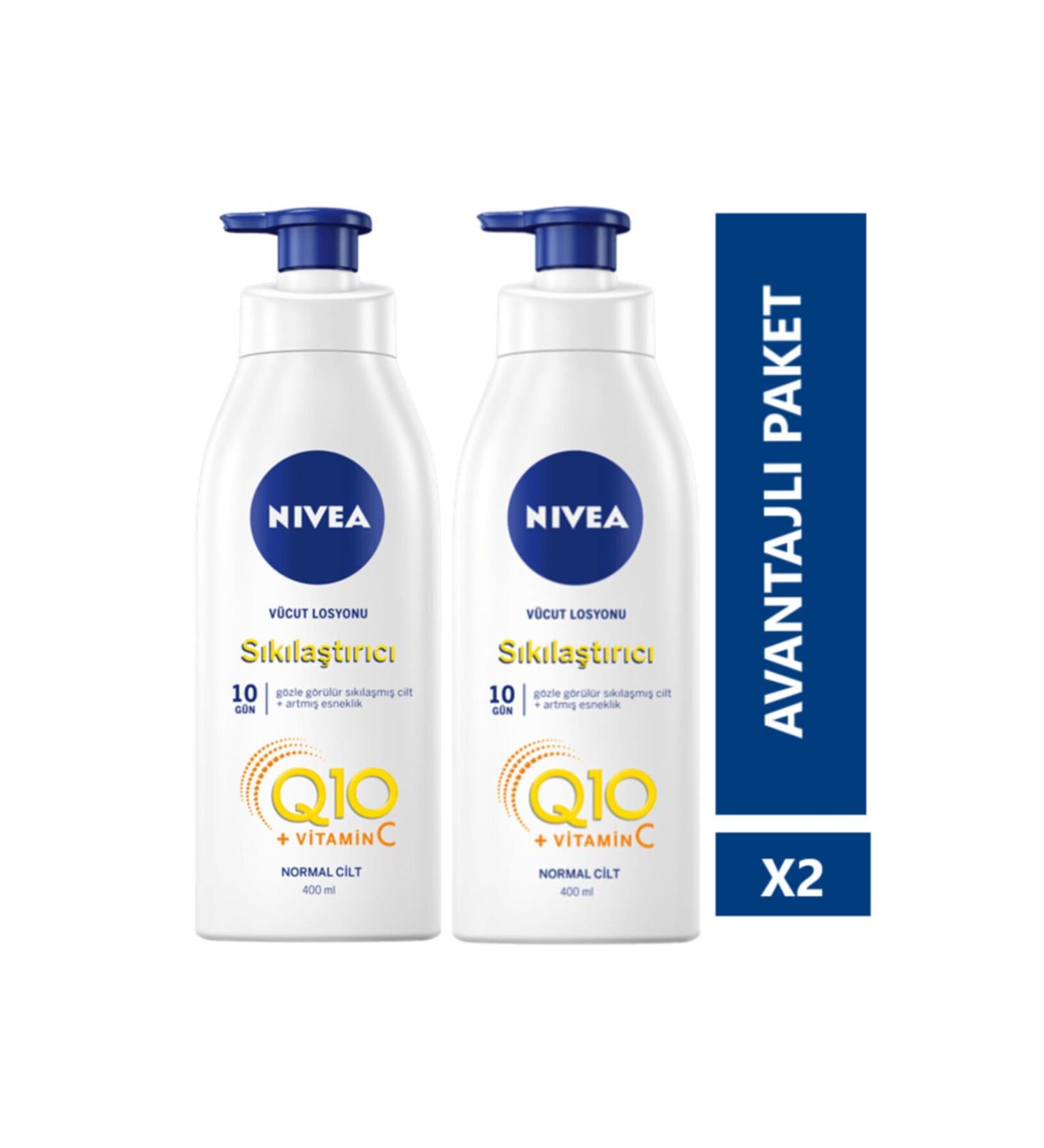 NIVEA Nivea Q10 Firming Body Lotion 400 ml 2 pieces