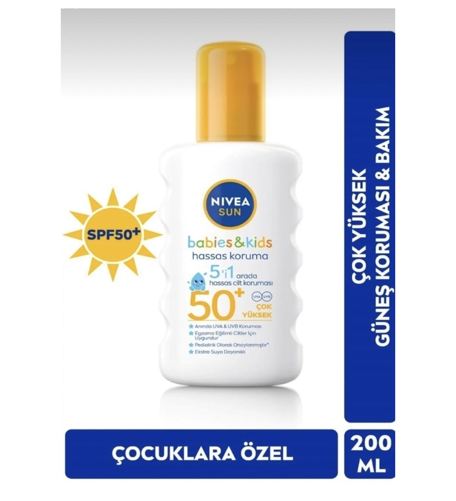 NIVEA Sun Babies & Kids Sensitive Protection Spf 50+ 200 ml