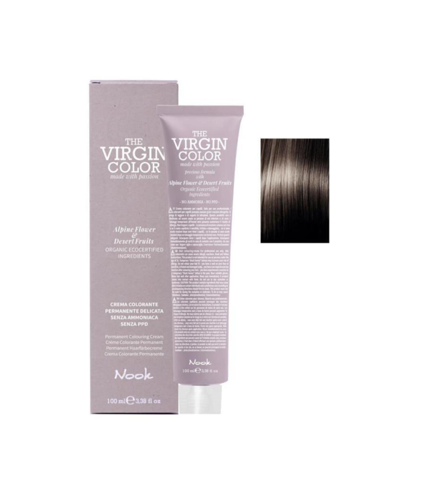Nook The Virgin Color Ammonia Free Hair Dye 66.0 Intense Dark Blonde 100 ml