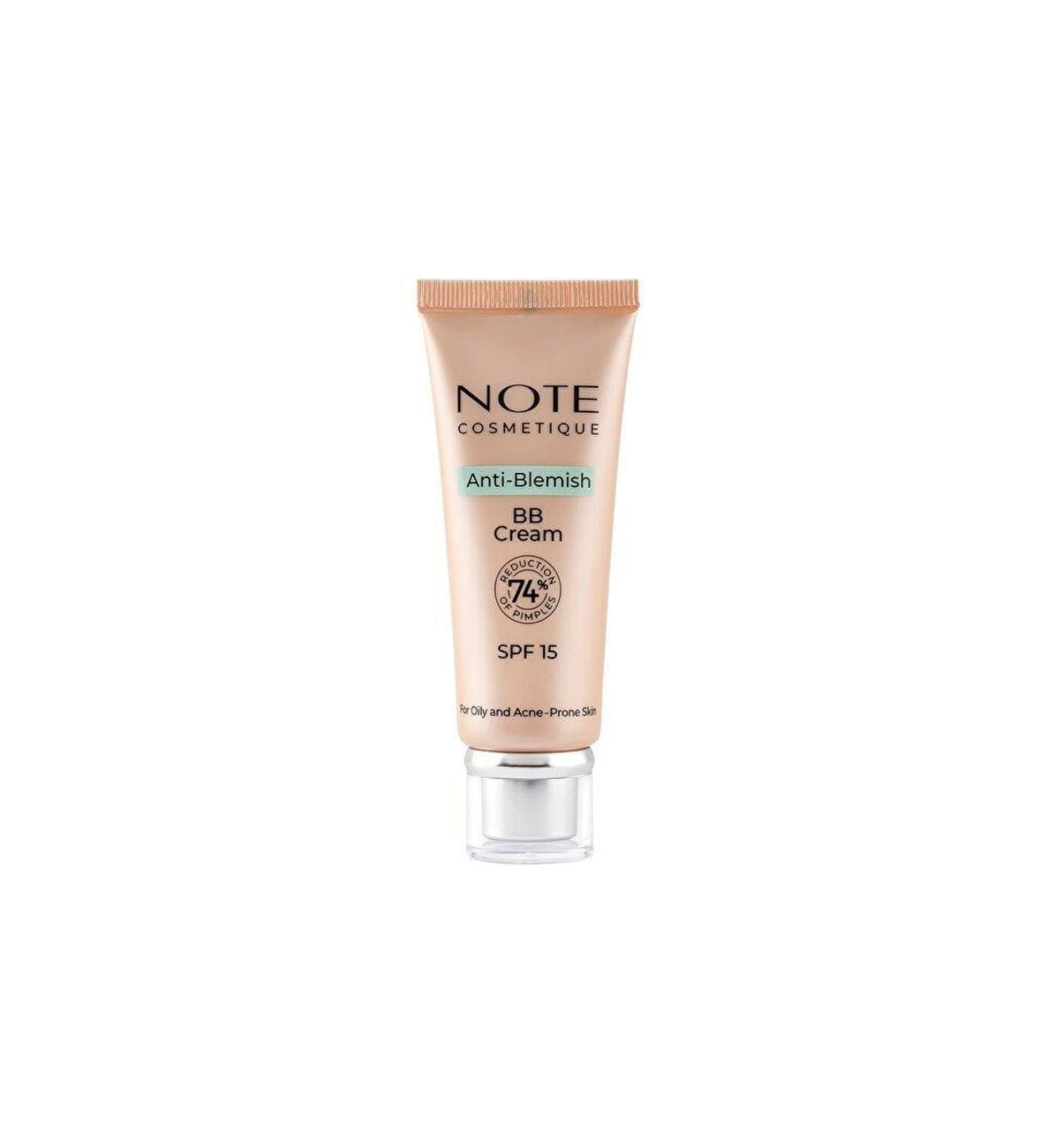Note Cosmetics Bb Cream Anti Blemish No 02 Light Beige