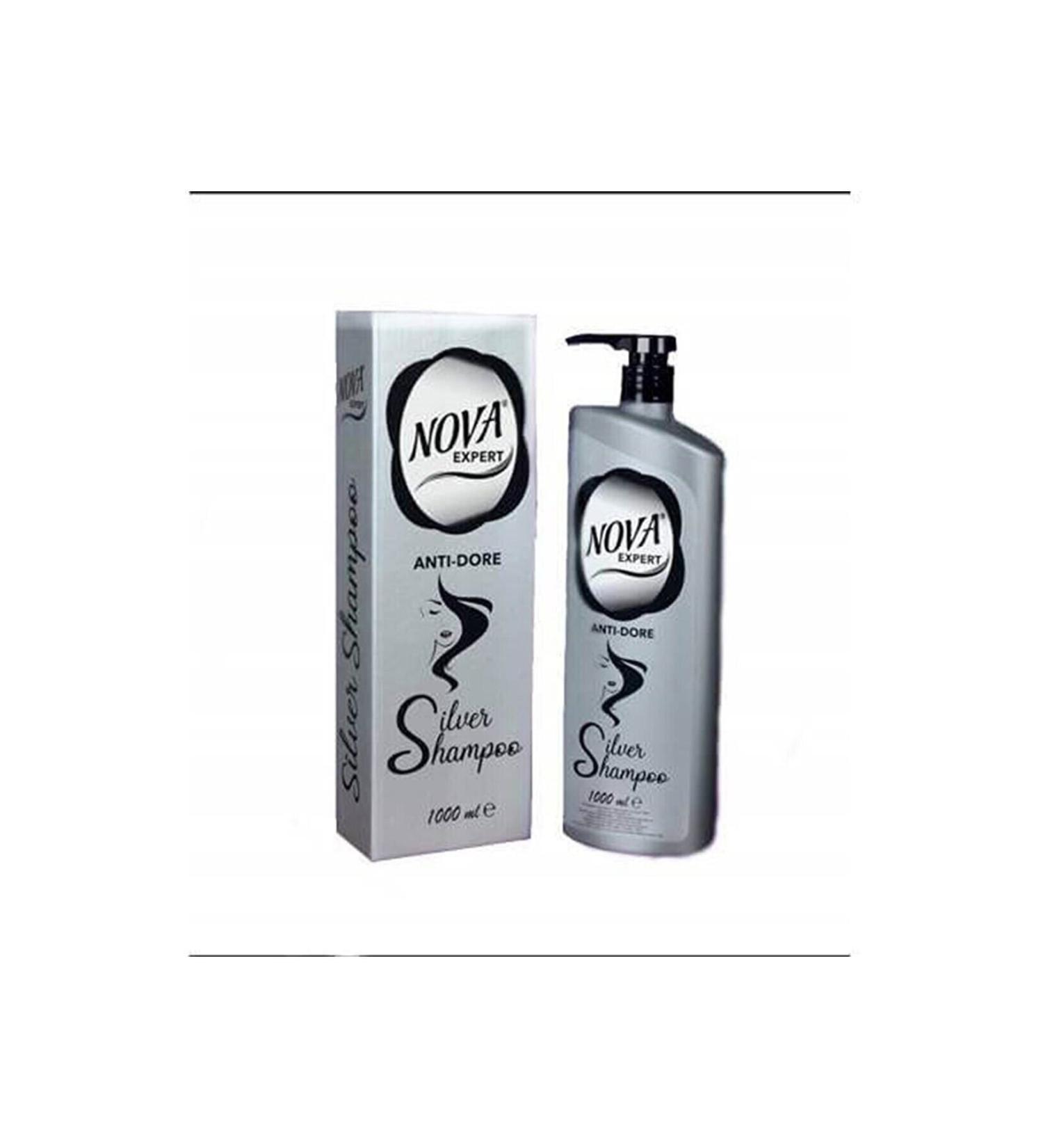 Nova Strengthening Nourishing Silver Shampoo for Weak and Sensitive Hair 1000 Ml KEYO304