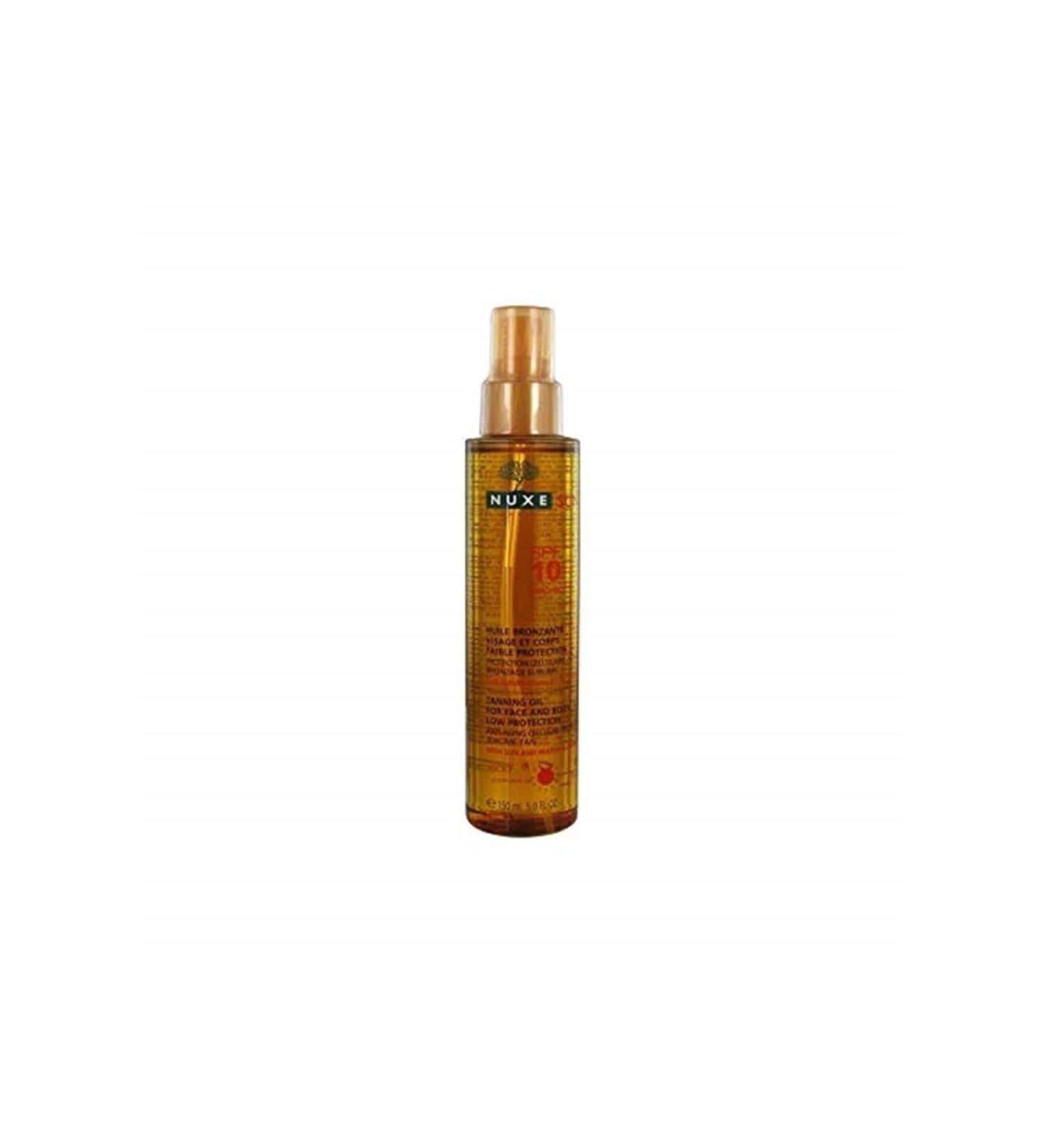 Nuxe Huile Bronzante Bronzing Face Body Oil Spf10 150ml