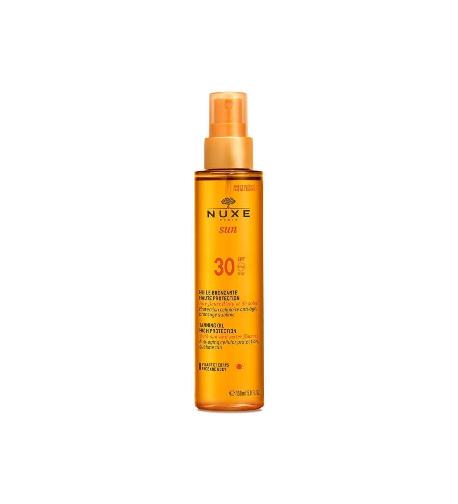 Nuxe Huile Bronzante Haute Protection Spf30 150ml (nux101)