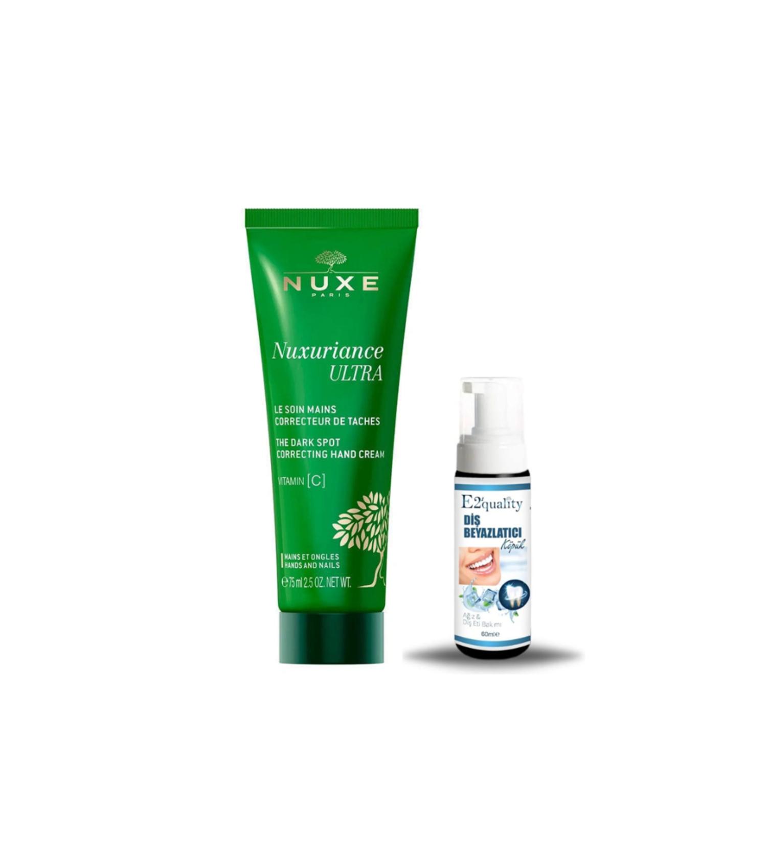 Nuxe Nuxuriance Ultra The Dark Spot Correcting Hand Cream 75 ml + Gift Teeth Whitening Foam