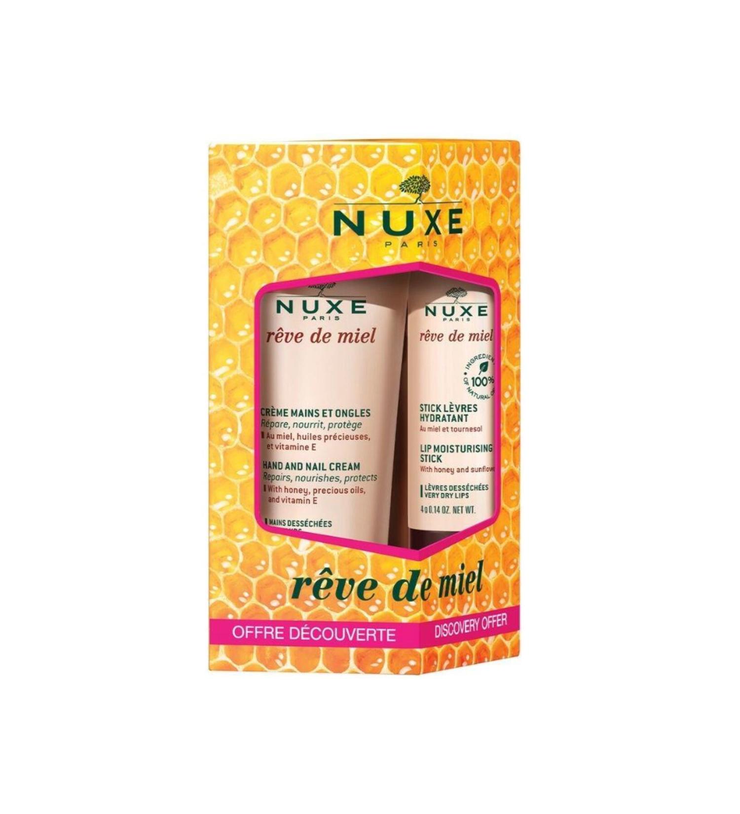 Nuxe Reve De Miel Creme Mains 30 ml Lip Cream Hand and Nail Care Cream