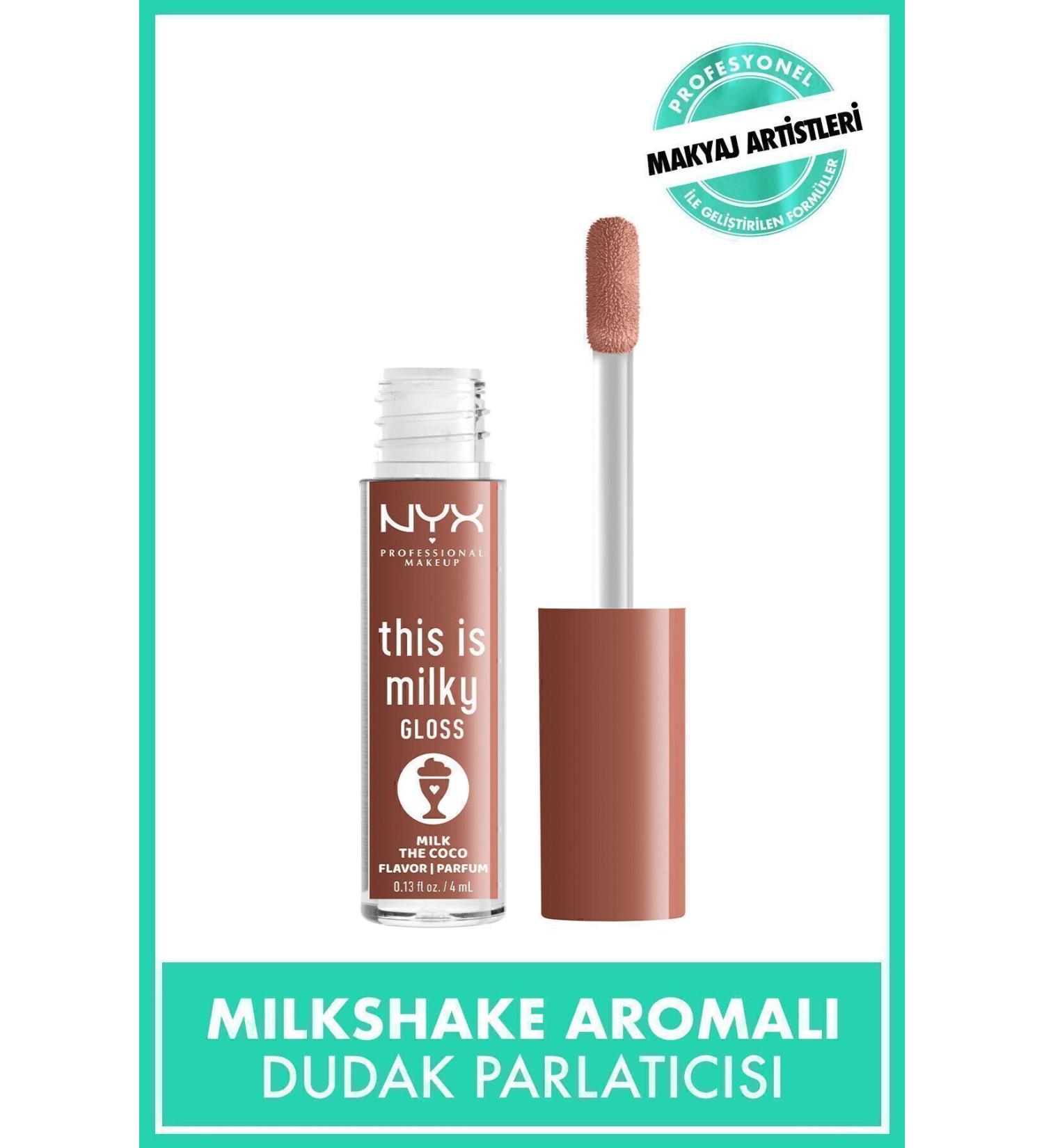 NYX Professional Makeup This Is Milky Gloss Lip Gloss - Milk The Coco - Buy Online on GoSupps.com