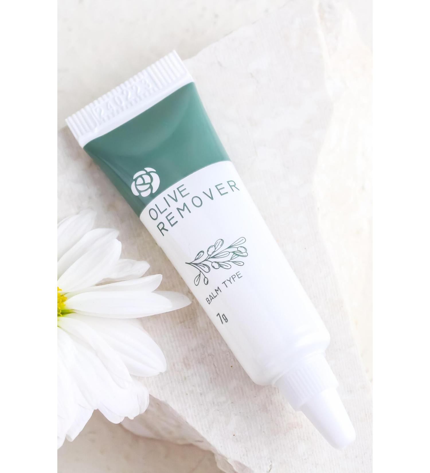 OClair Silk Eyelash Remover for Sensitive Skin Neicha Balm Type Olive Scented 7 gr