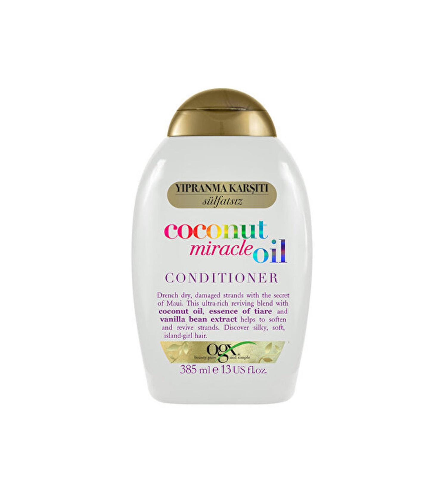 OGX Anti-Fray Care Cream - Ogx Anti-Fray Coconut Miracle Oil Care Cream 385 ml
