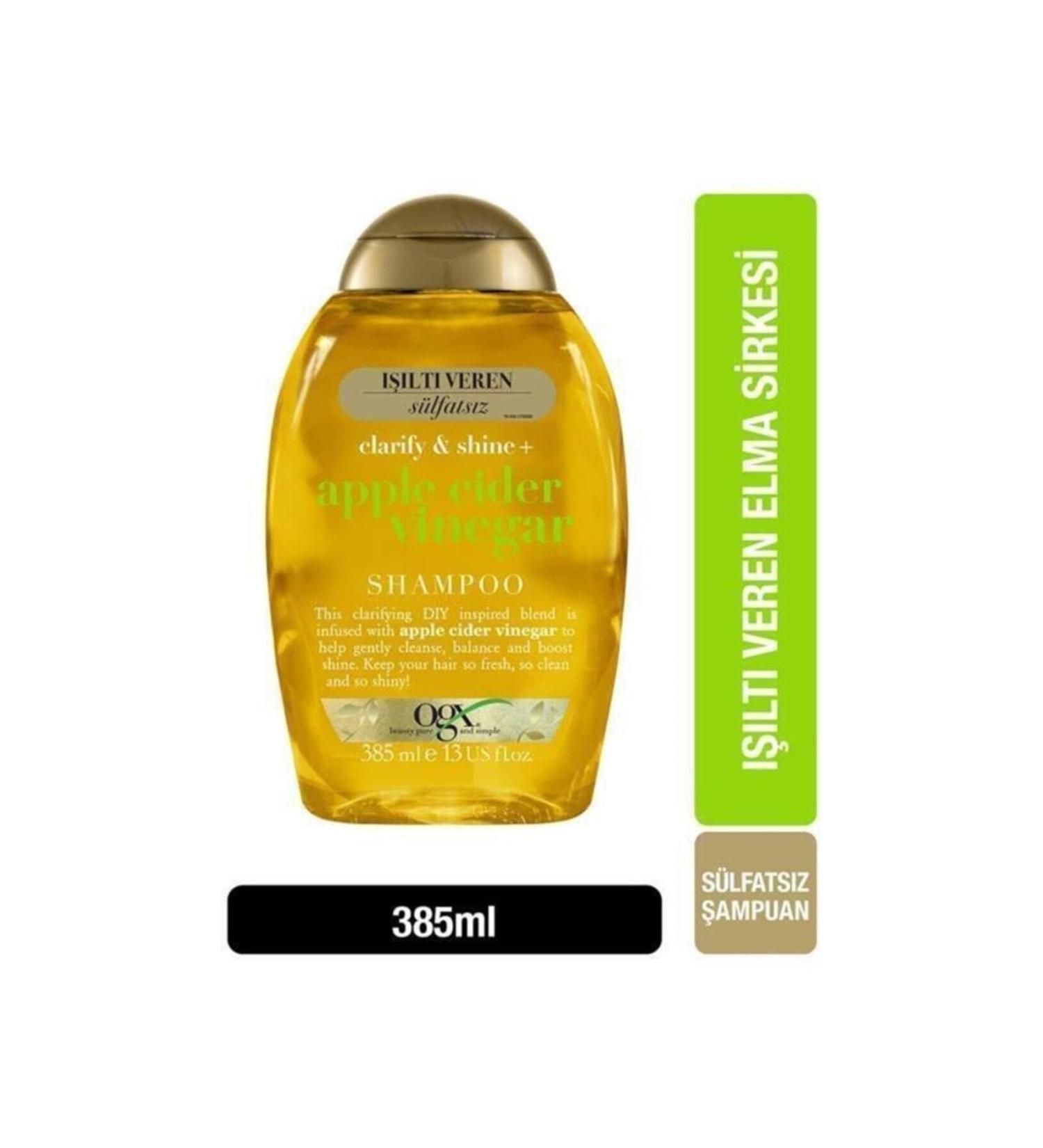 OGX Moisturizing Shampoo No Sulfate Shine 385ml PR