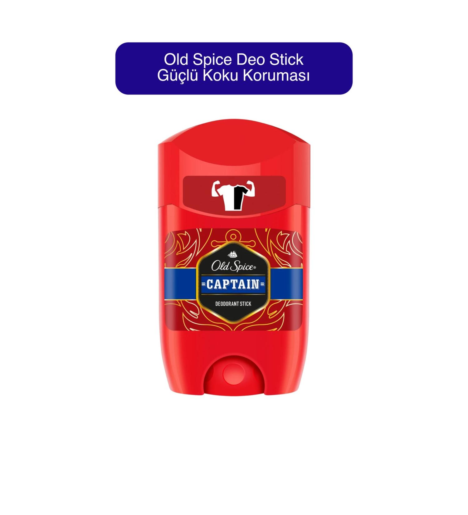 Old Spice Captain Men's Deodorant Stick 50 ml - Buy Online on GoSupps.com