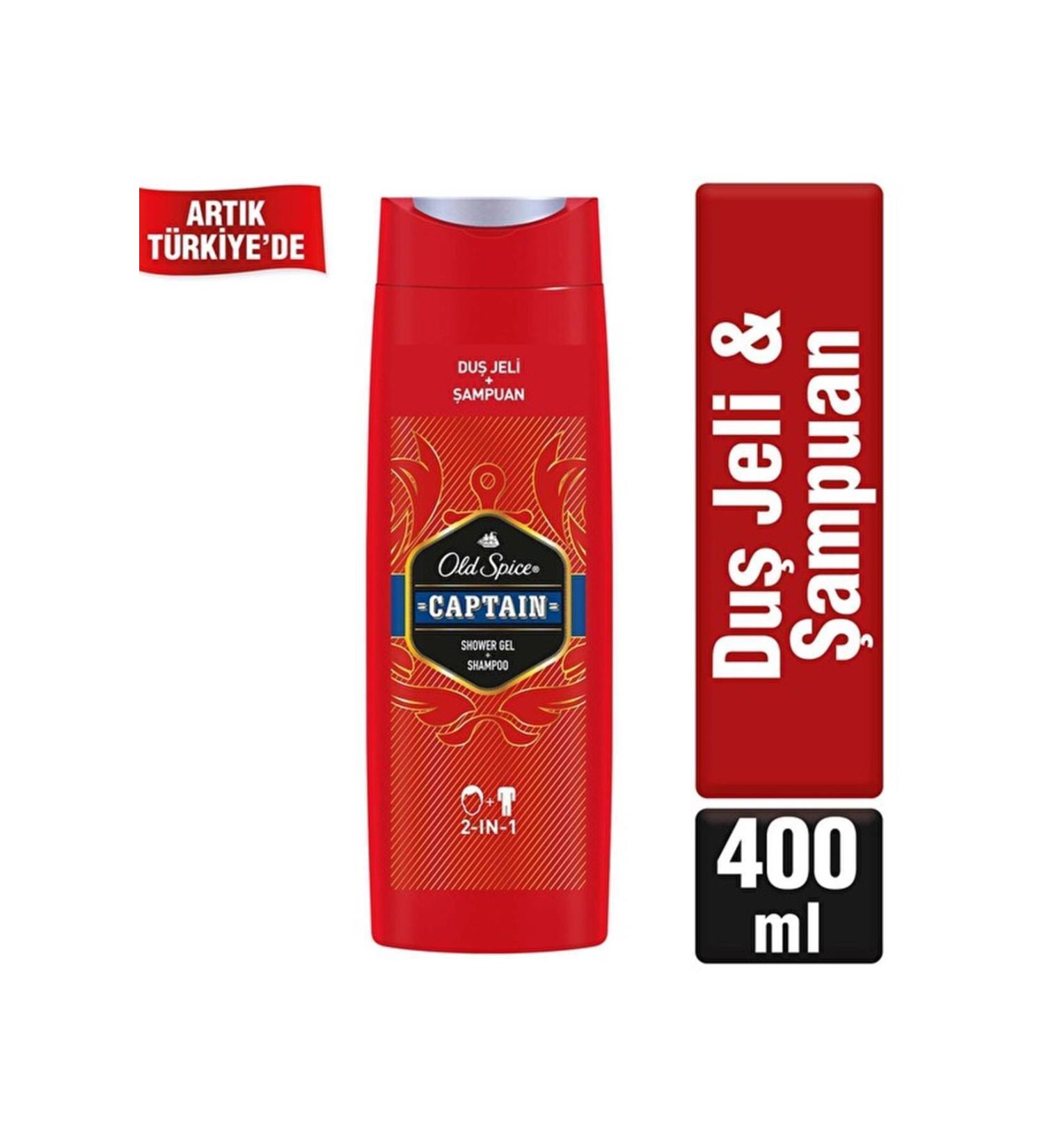 Old Spice Brand: Shower Gel & Shampoo 400 Ml Captain Category: Shower Gel