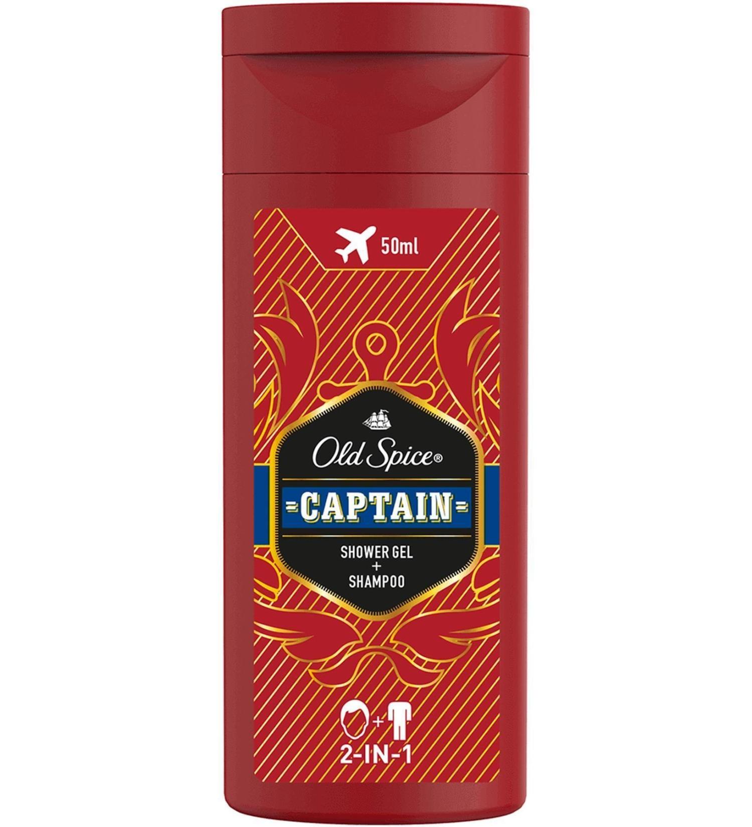 Old Spice Brand: Shower Gel And Shampoo Captain 50 Ml Category: Shower Gel