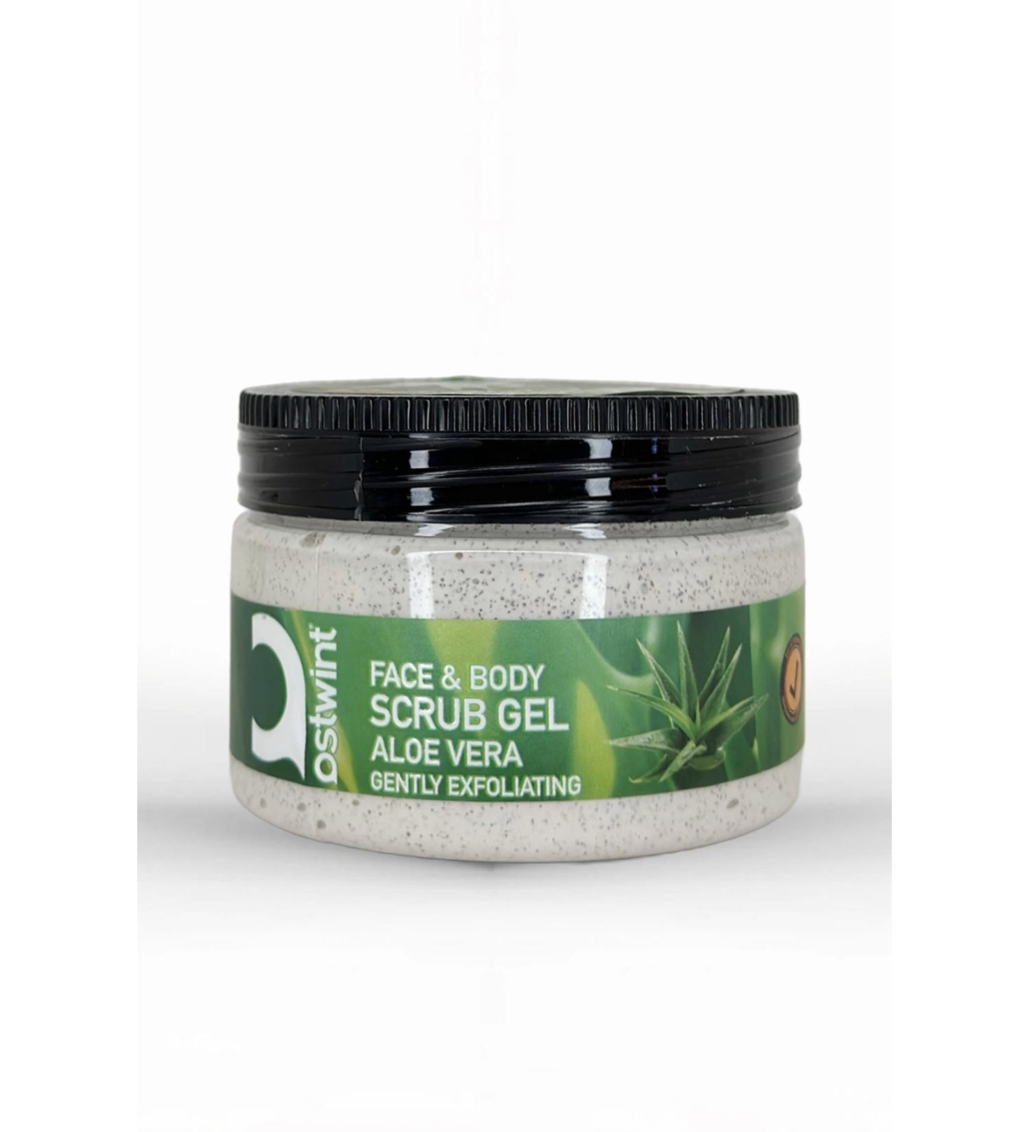 Ostwint Face and Body Peeling Scrub Aloe Vera 300ml Skin Cleanser Smoothing Circulation Accelerator - Buy Online on GoSupps.com
