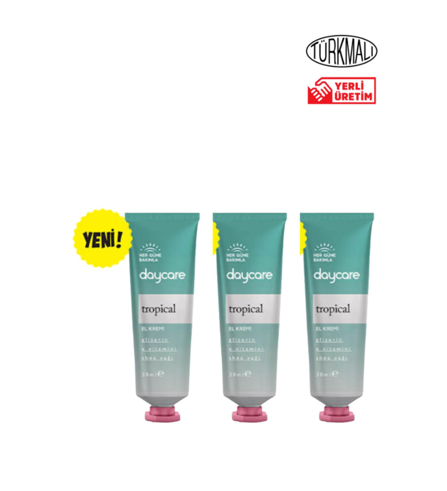 Daycare Tropical Hand Cream 30 ml x 3 Pieces