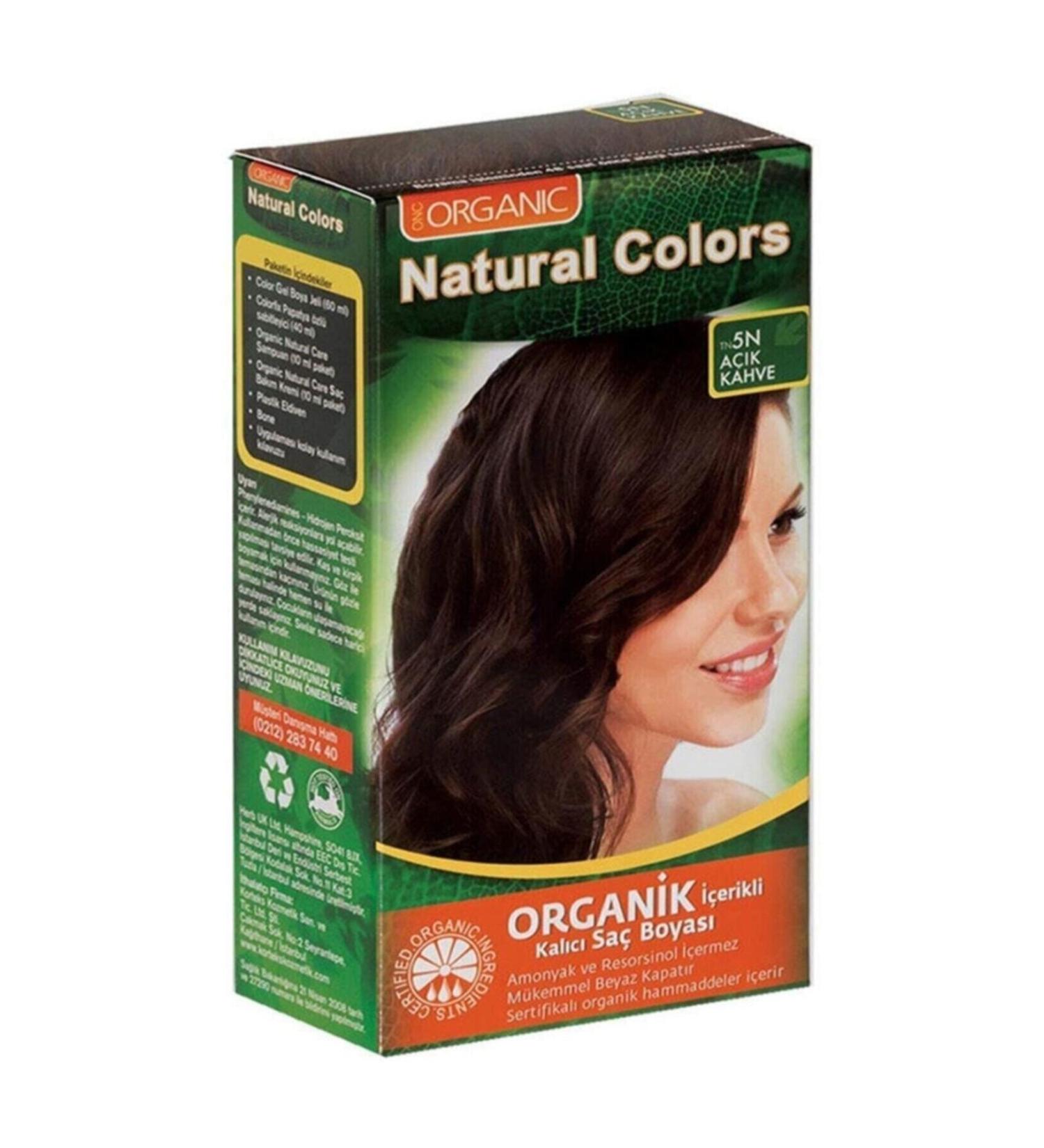 Organic Natural Colors 5n Light Brown Organic Hair Dye