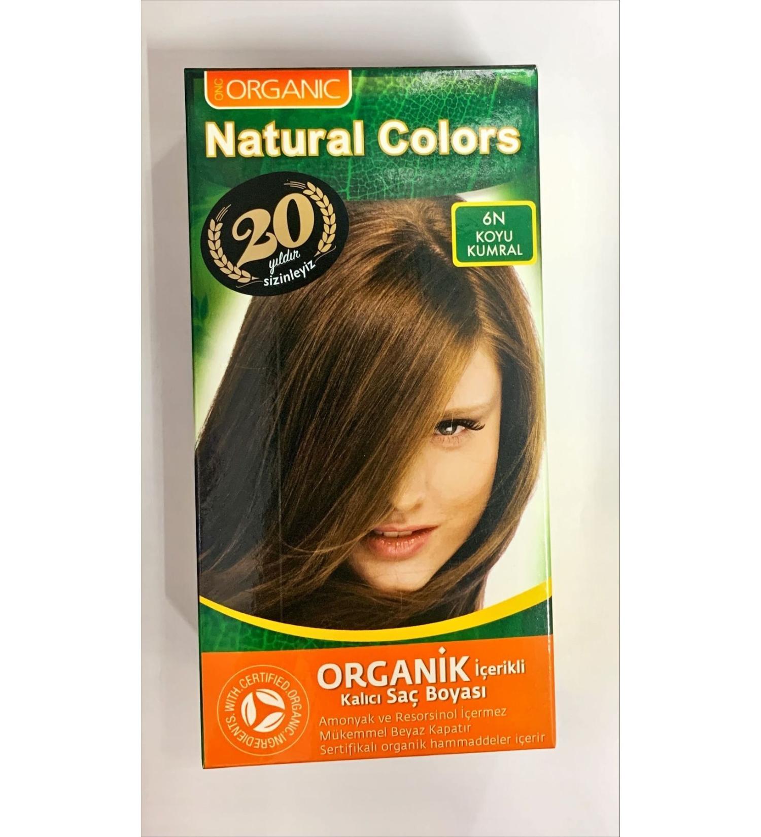 Organic Natural Colors Hair Dye 6N Dark Blonde - Organic Dye