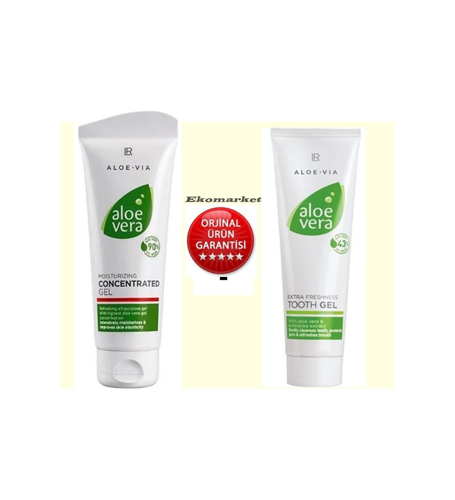 LR Aloe Vera Concentrate Gel 100 Ml + Aloe Vera Gel Toothpaste