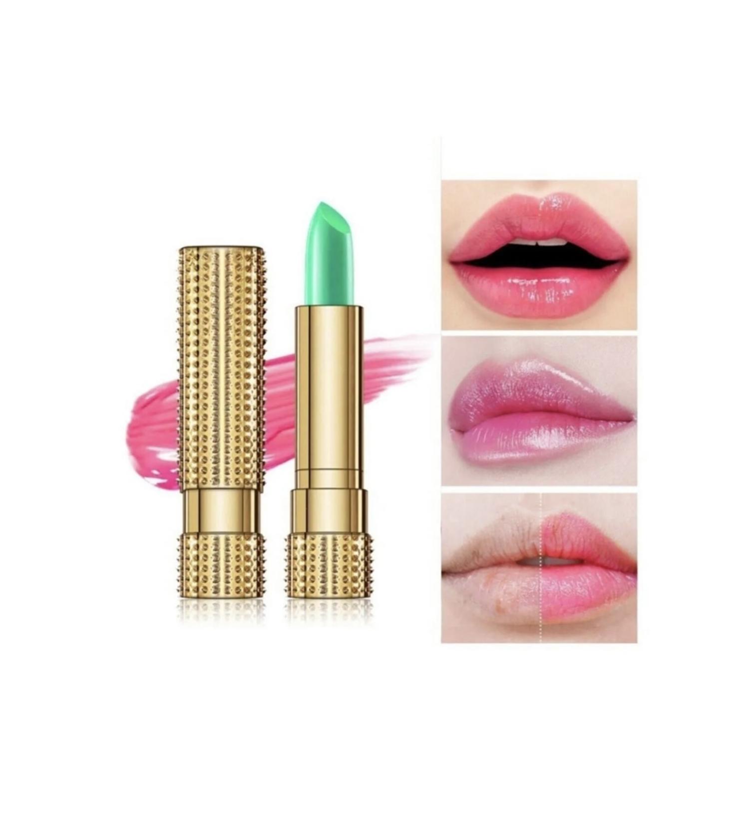 Rose Lip Color Changing Magic Lipstick 24 Hours Lasting Pink Lipstick