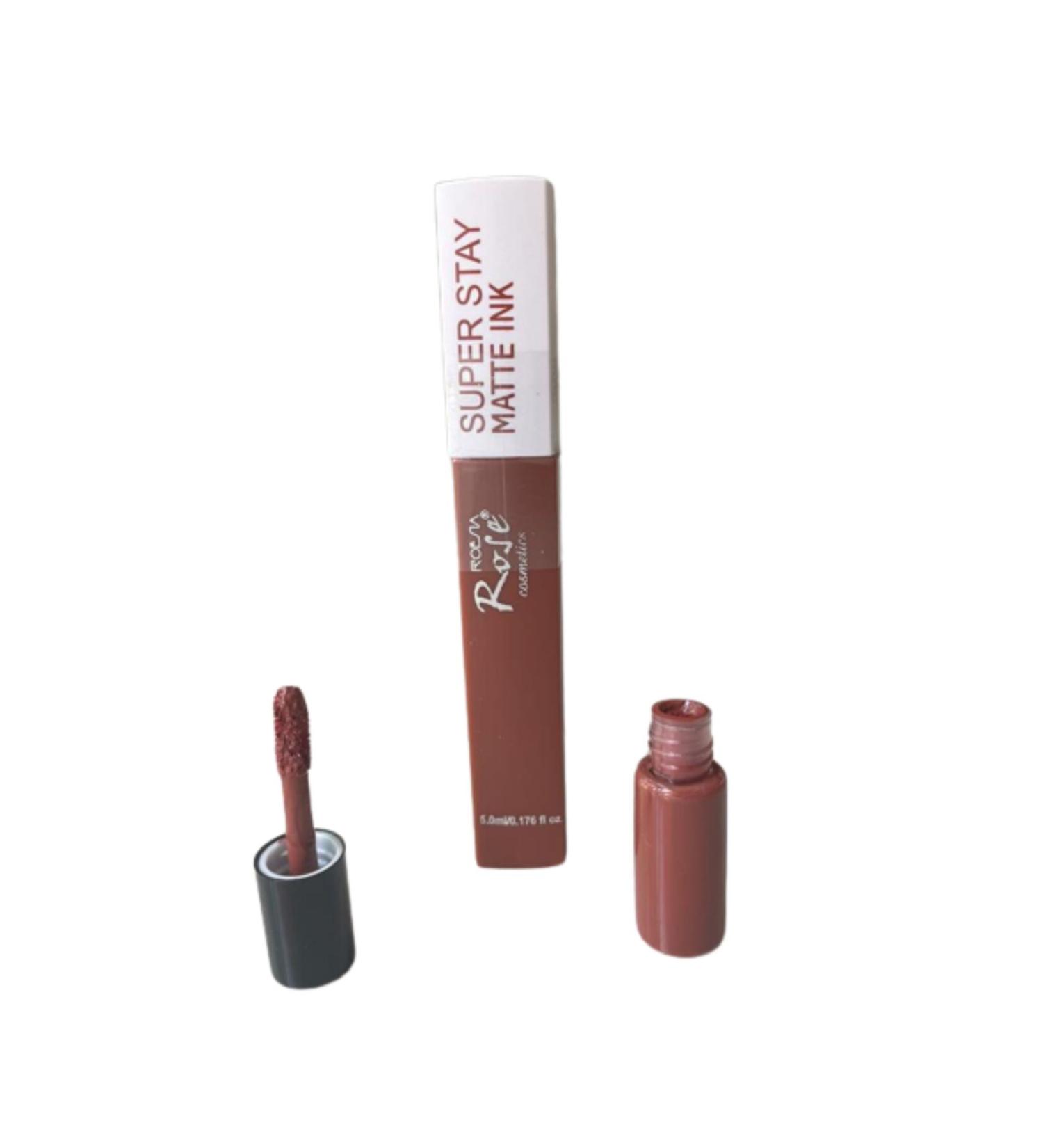 Rose Liquid Matte Lipstick Super Stay Model Permanent Lipstick