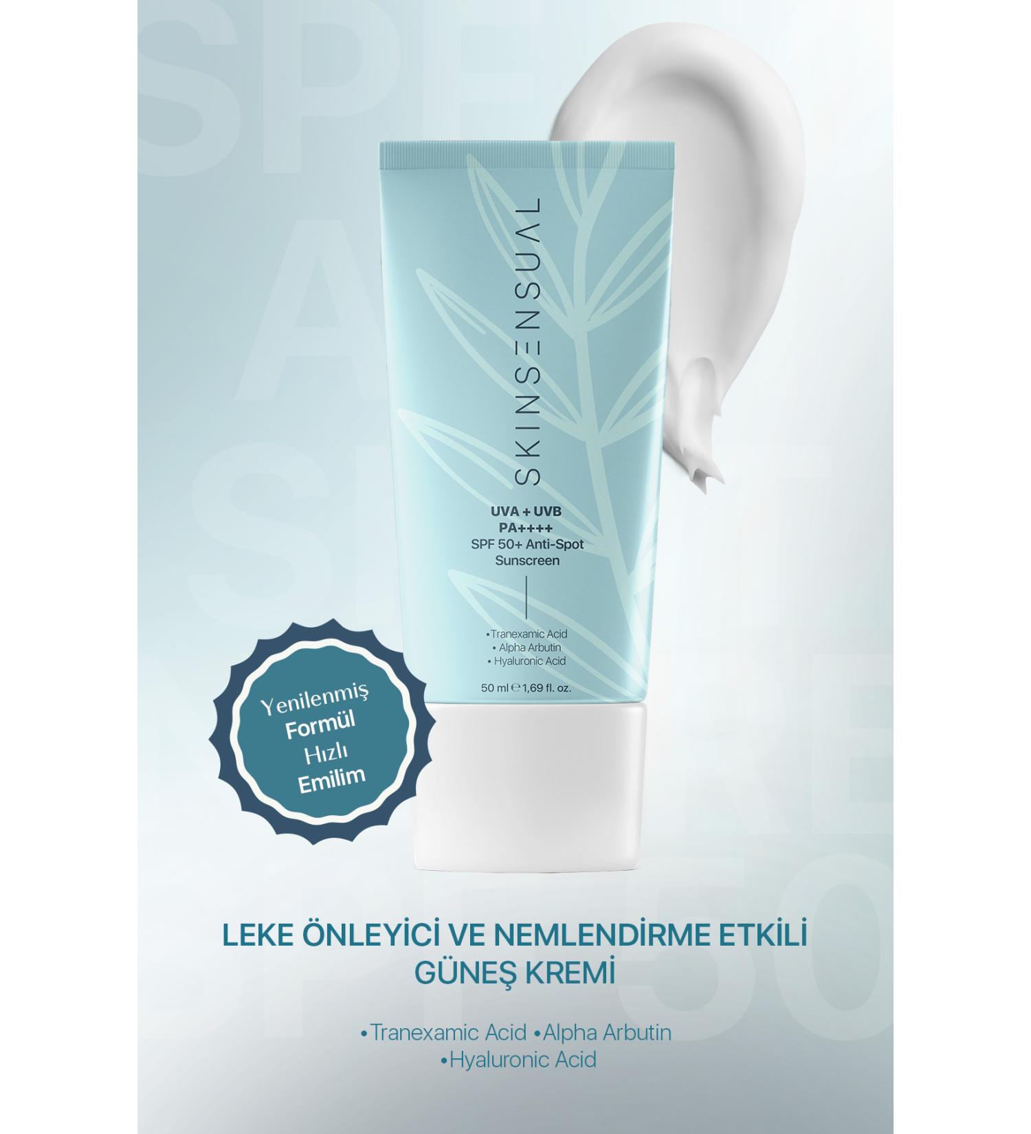 Skin Sensual Moisturizing Sunscreen to Help Prevent Blemishes 50 Spf Uva/uvb Pa++++