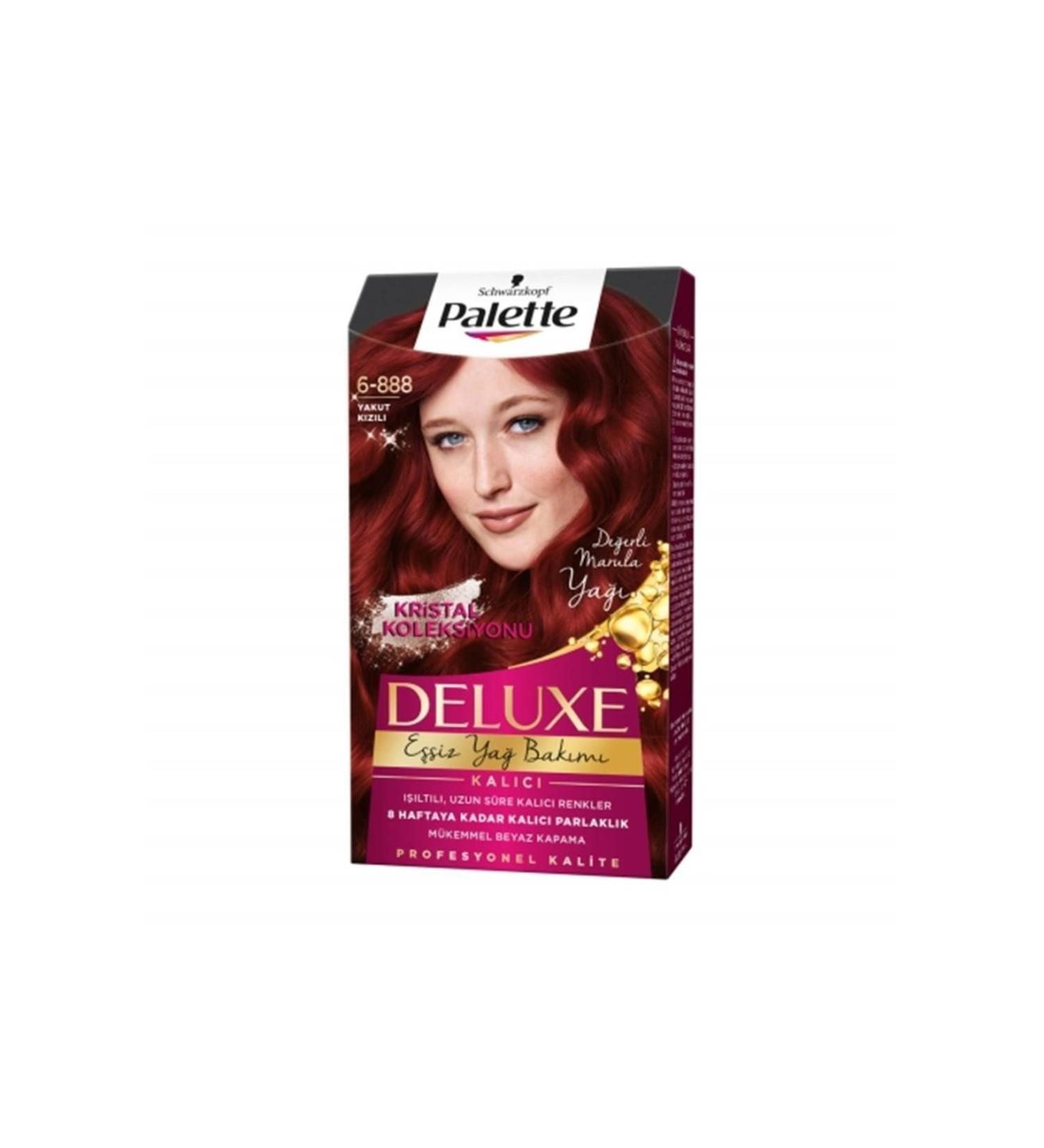 Palette Deluxe Permanent Hair Dye 6-888 Ruby Red