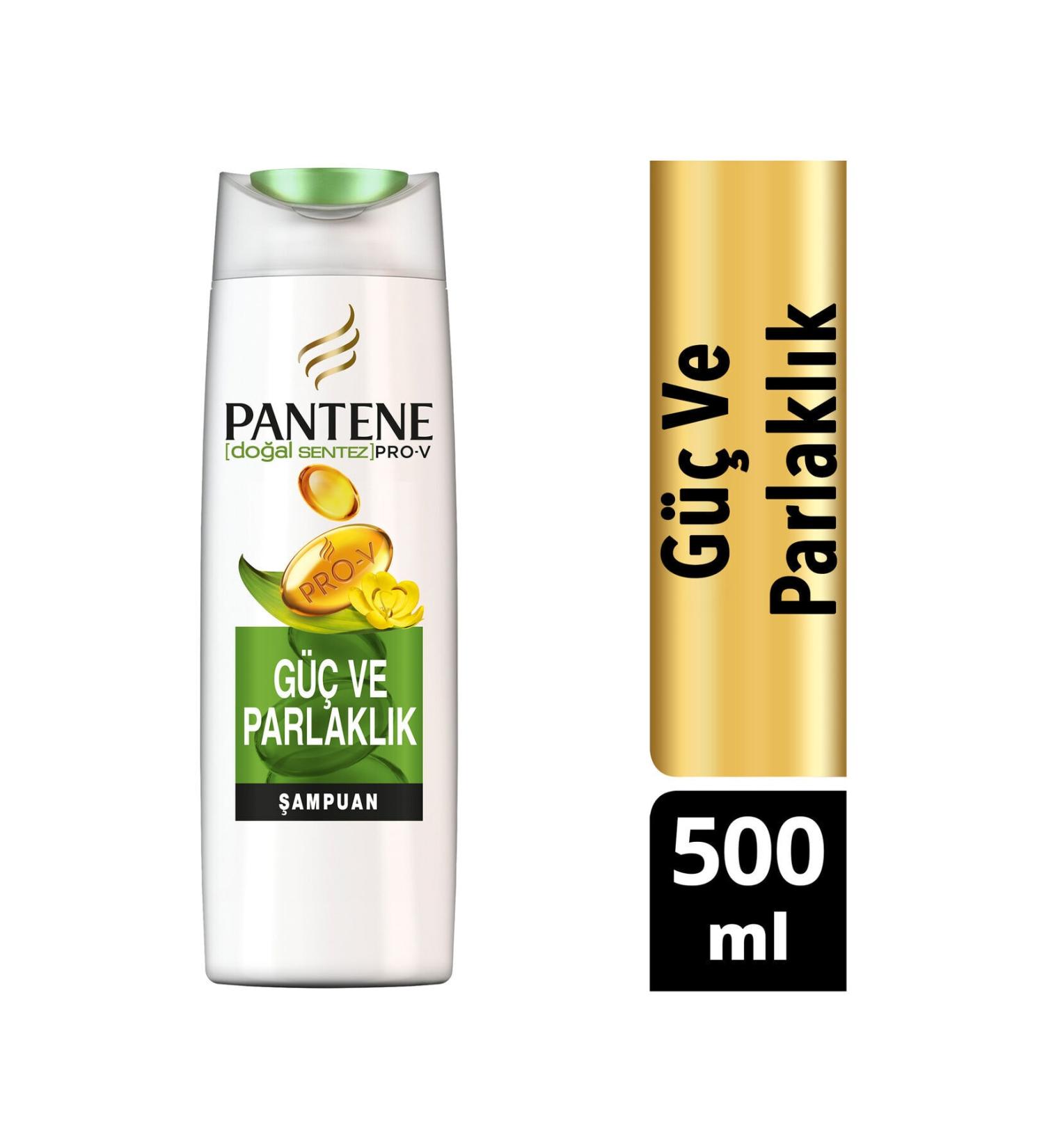 Pantene Shampoo Natural Synthesis Power and Shine 500 ml