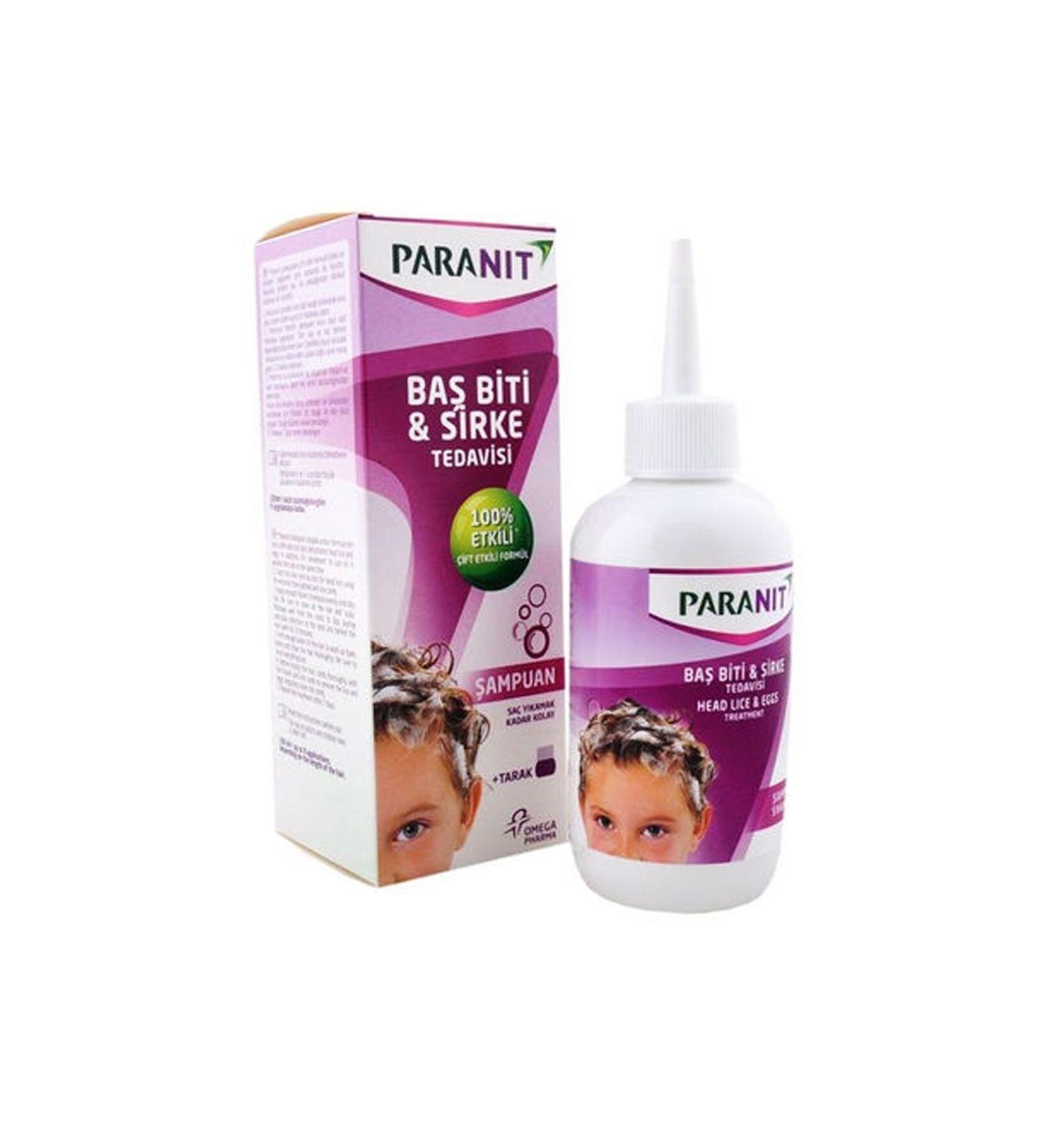 Paranit Lice Shampoo 100ml And Lice Comb.