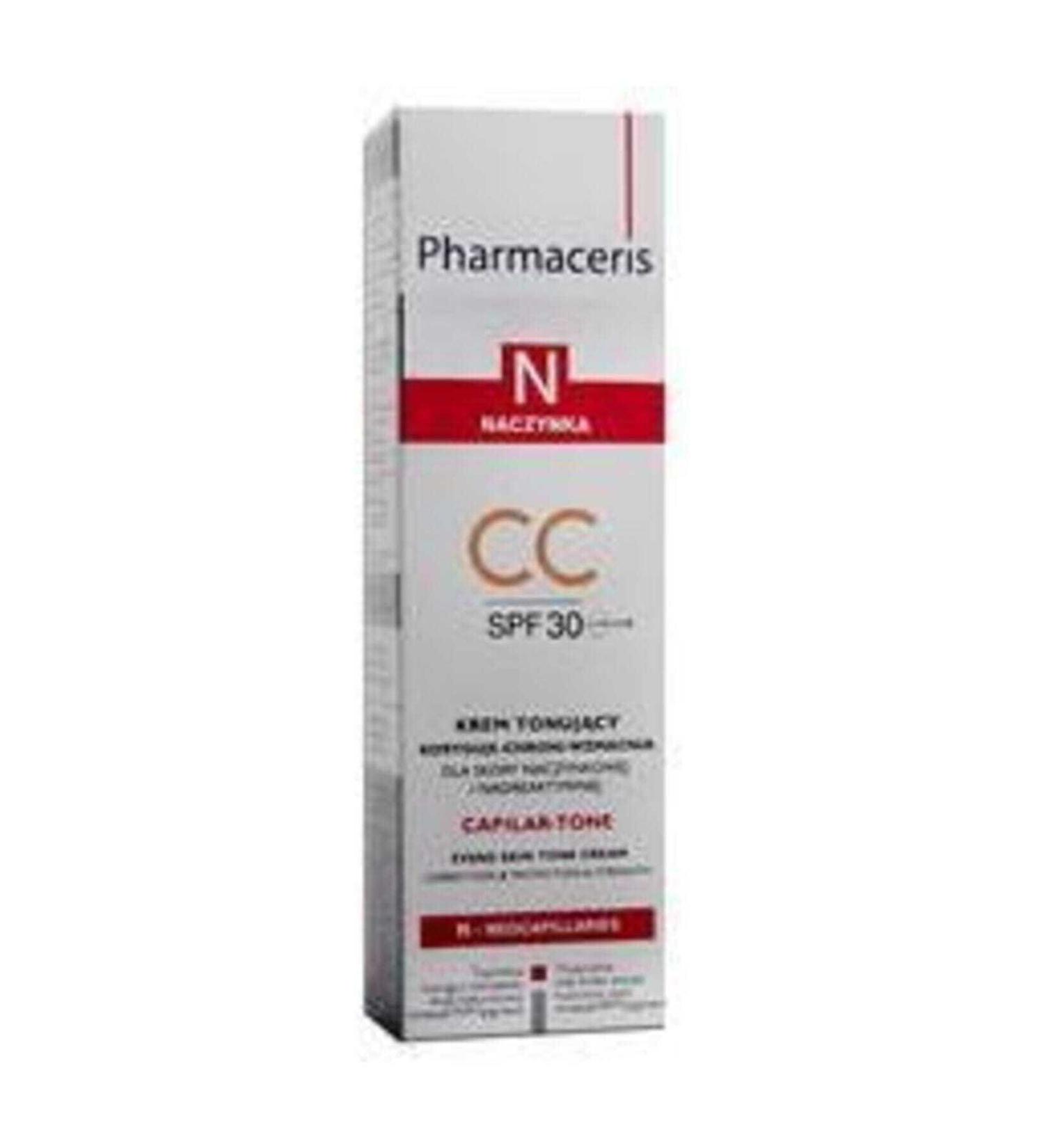 Pharmaceris NEW - UNISEX CAPILLARY TONE SPF30 CC EVEN TONE CREAM 40 ML PSSN1706
