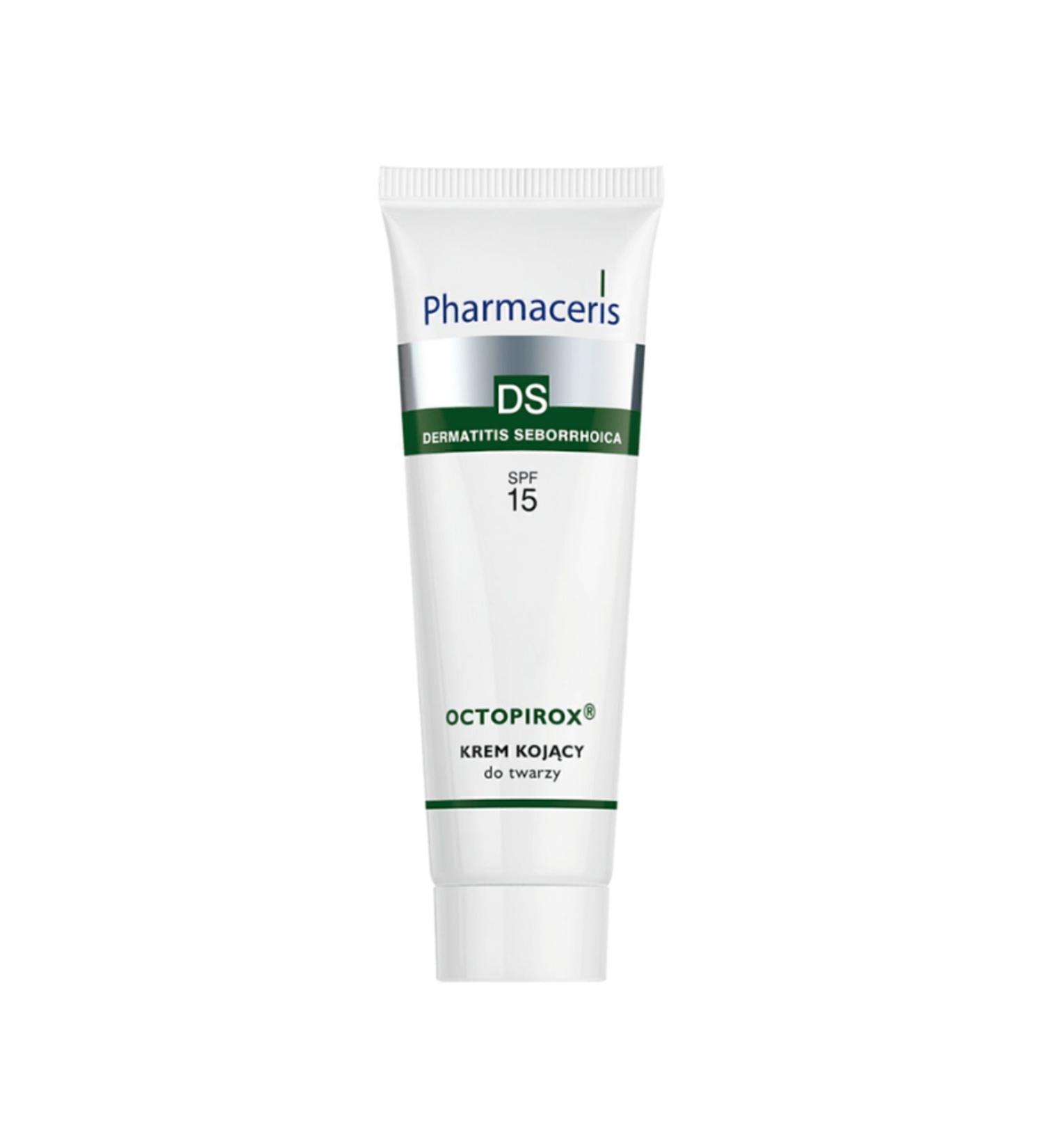 Pharmaceris Octopirox SPF 15 Seborrheic Redness Flaking Soothing Face Cream 30 ml