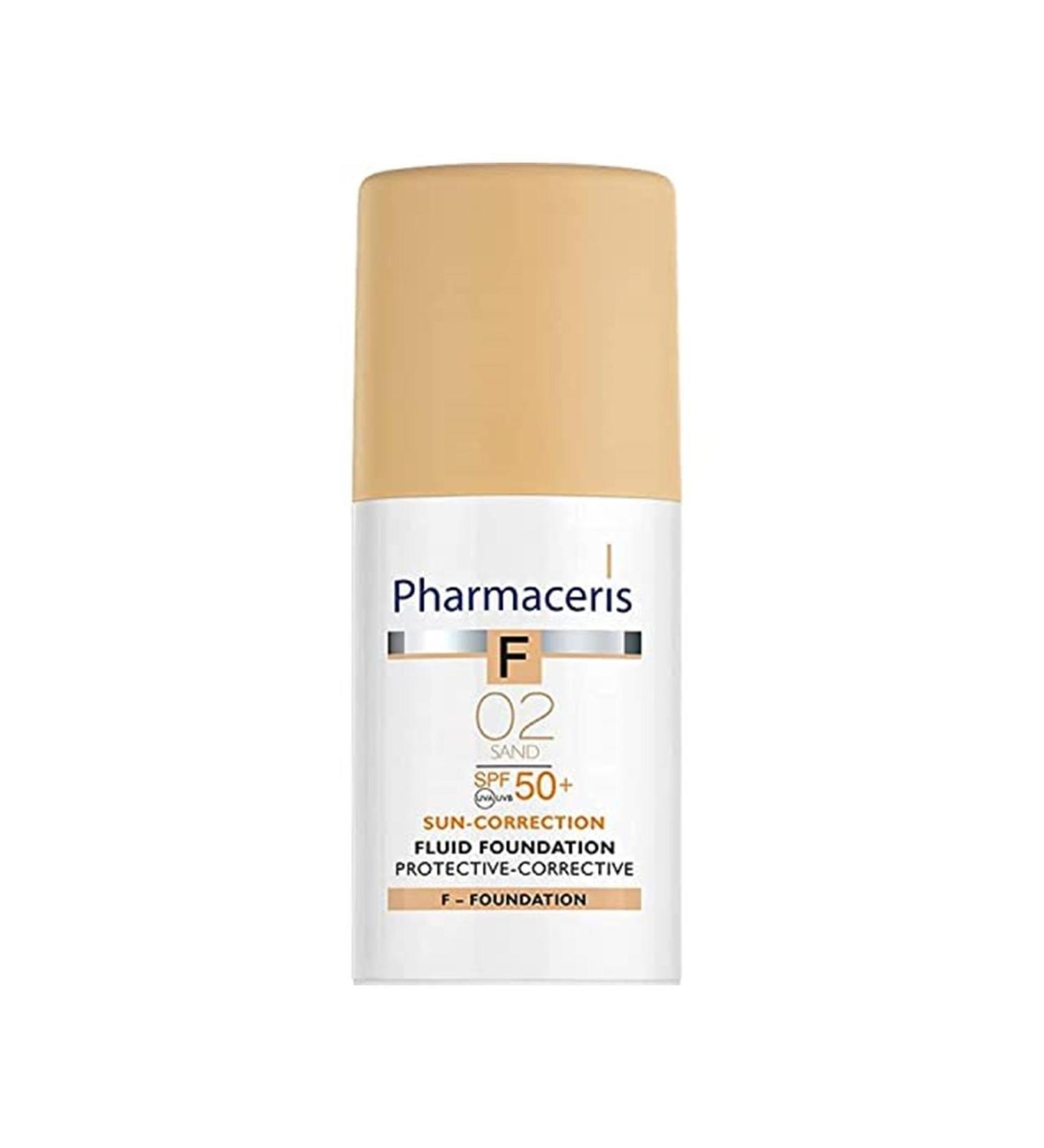 Pharmaceris S-5 Protective-corrective Fluid Foundation Concealer Foundation Spf50+ (02 Sand) (high K - Buy Online on GoSupps.com