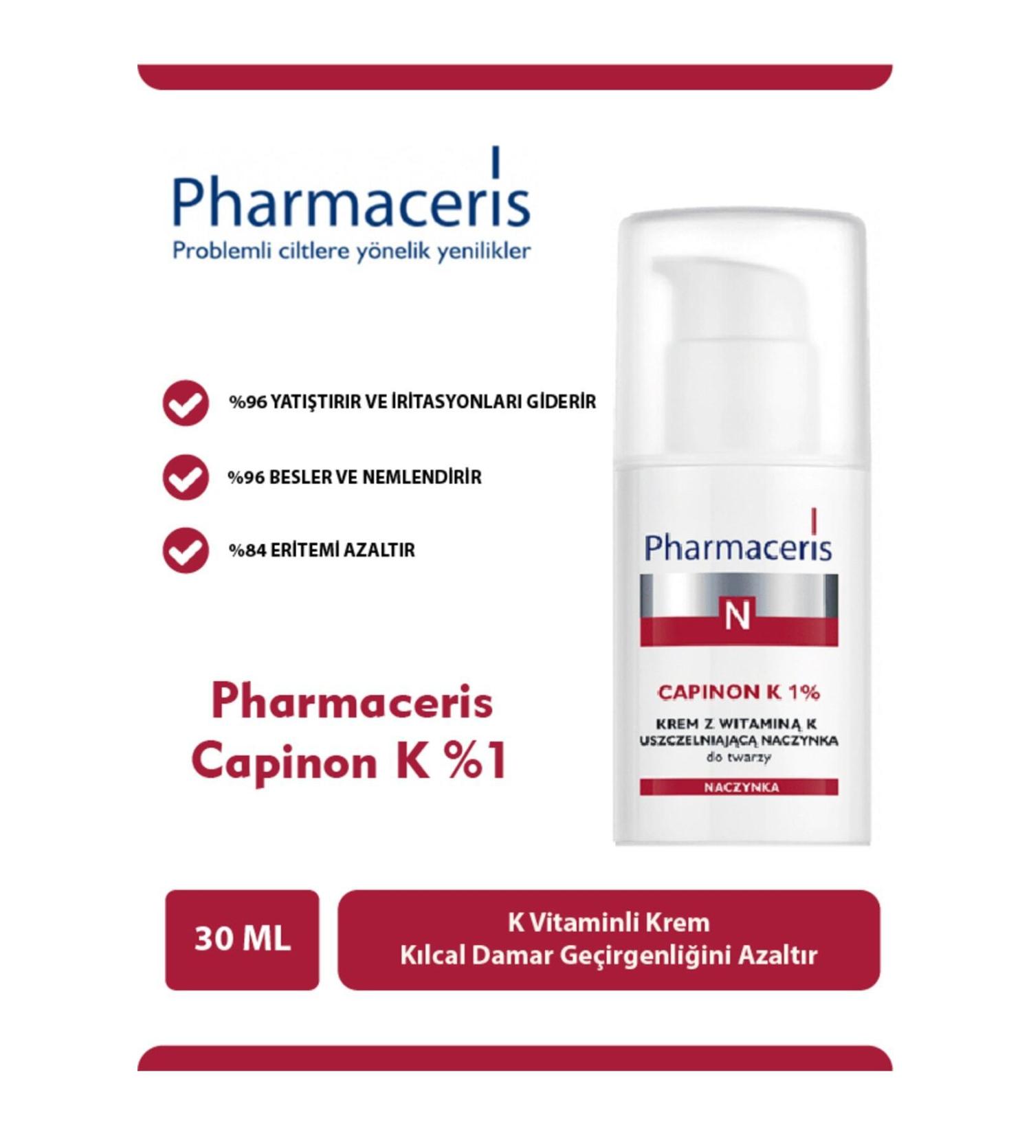 Pharmaceris Skin Nourishing and Moisturizing Repairing Face Cream with Vitamin K Content-30 ml eleg.1891