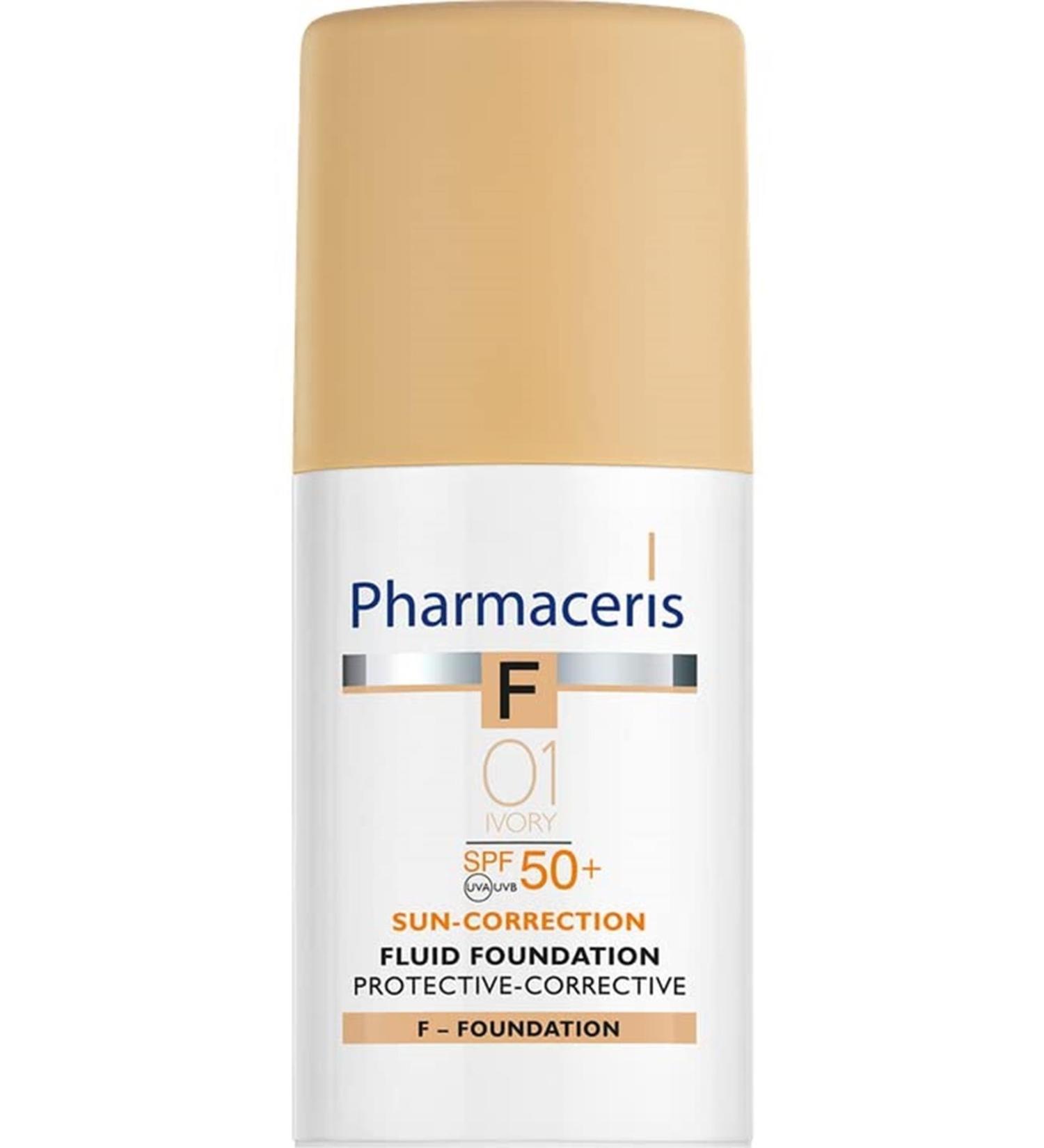 Pharmaceris Spf 50+ Ivory Protective Corrective Foundation Concealer Foundation Fluide Concealer Foundation