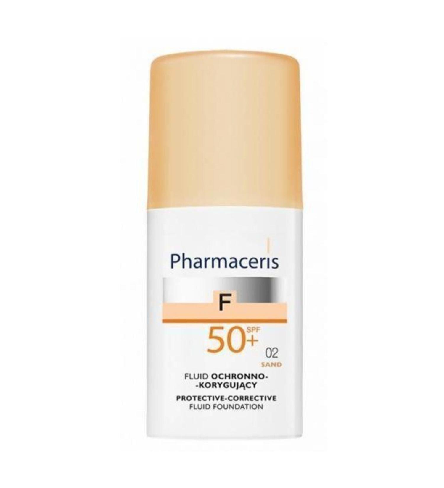 Pharmaceris SPF 50+ SAND 02 PROTECTIVE SKIN BR GHTEN NG CORRECTIVE FOUNDATION FLU DE 30 ML PSSN1710