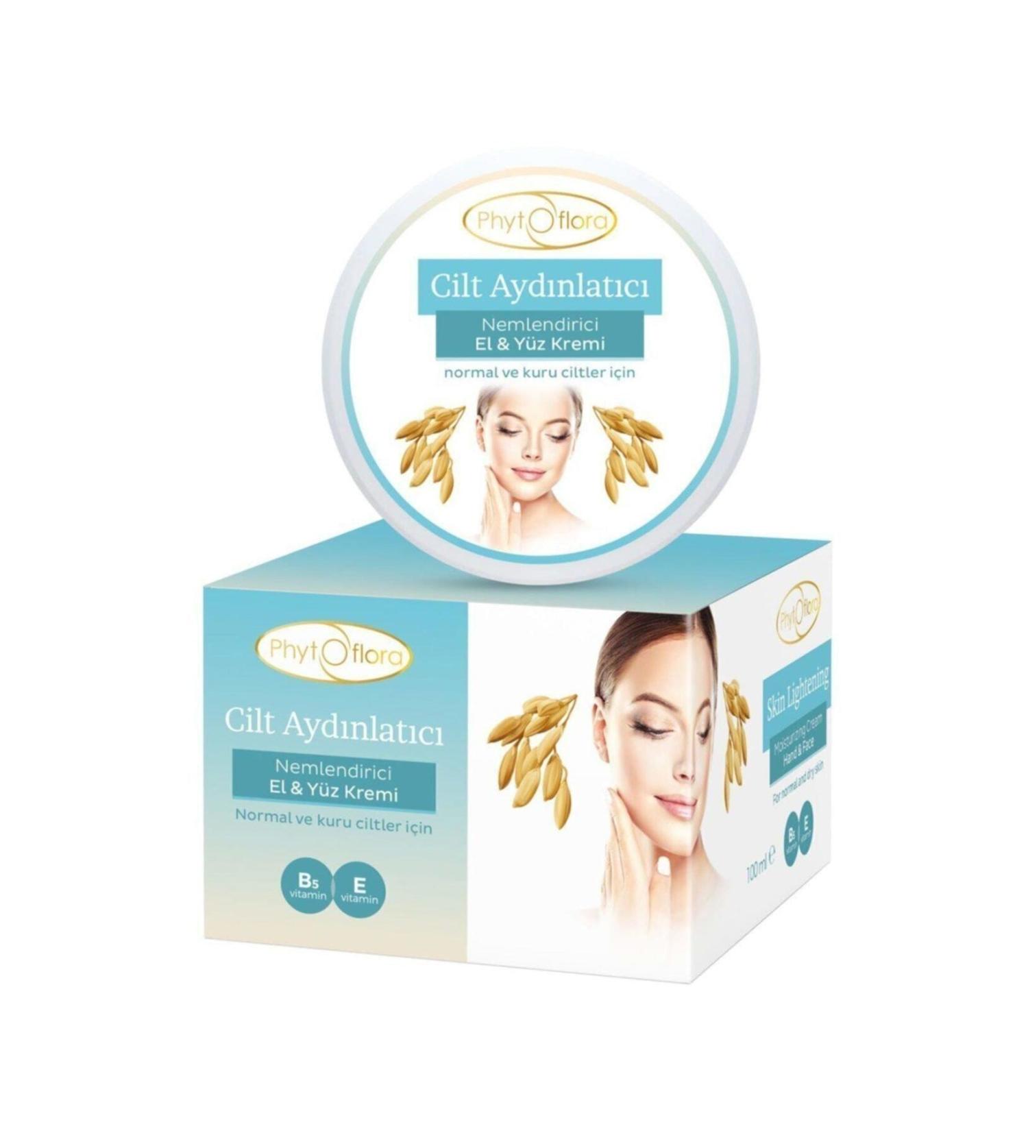 Phytoflora Skin Brightening Moisturizing Hand and Face Cream 100ml