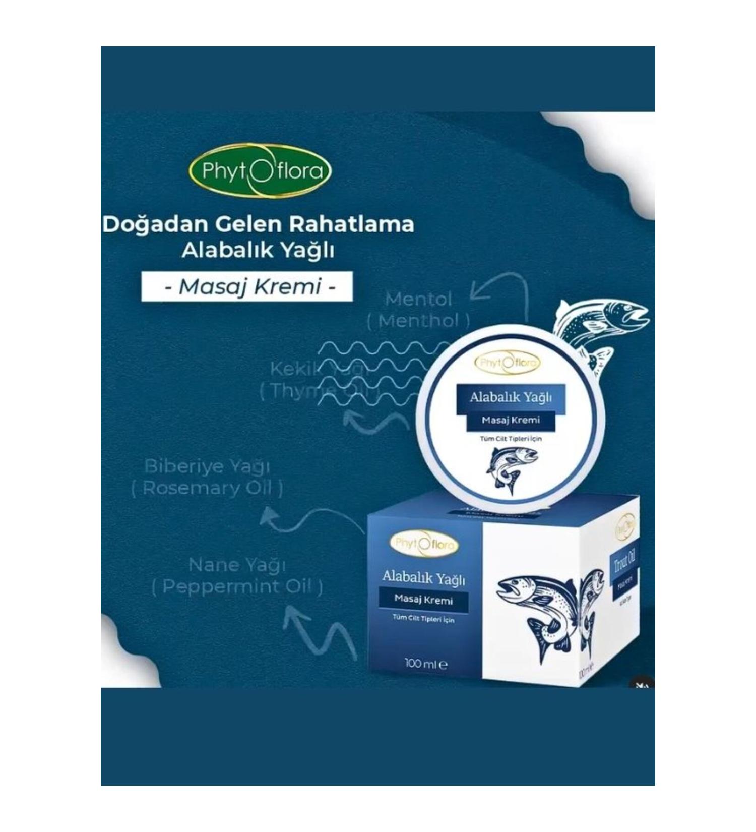 Phytoflora Trout Oil Massage Cream 100 ML