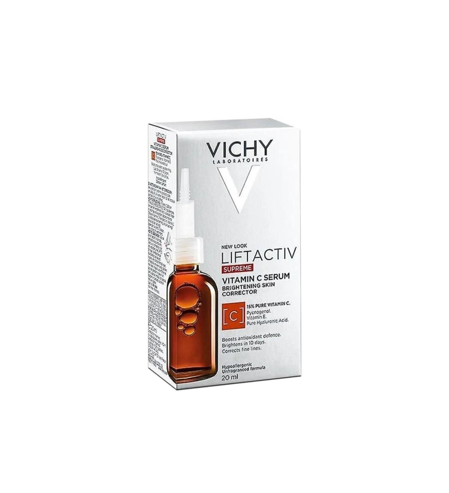Vichy A LUMINOUS SKIN APPEARANCE PROV DER MOISTURIZER REFRESHER VITAMIN C SERUM-20 ML