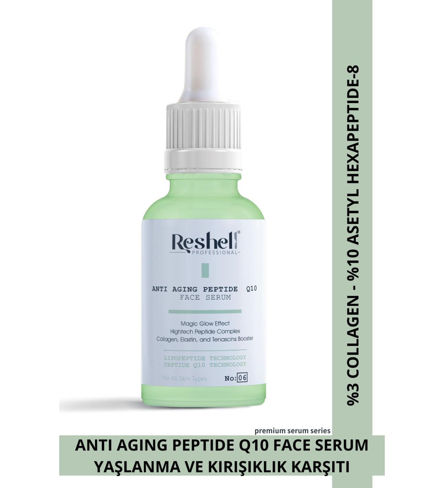 Reshell Anti-Aging and Anti-Wrinkle Skin Care Serum with Collagen Peptide 3% Collagen Peptide 30ml - Buy Online on GoSupps.com