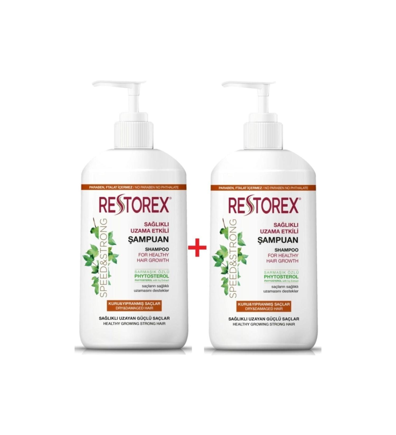 Restorex Shampoo for Dry and Damaged Hair 1000 ml x 2 pieces