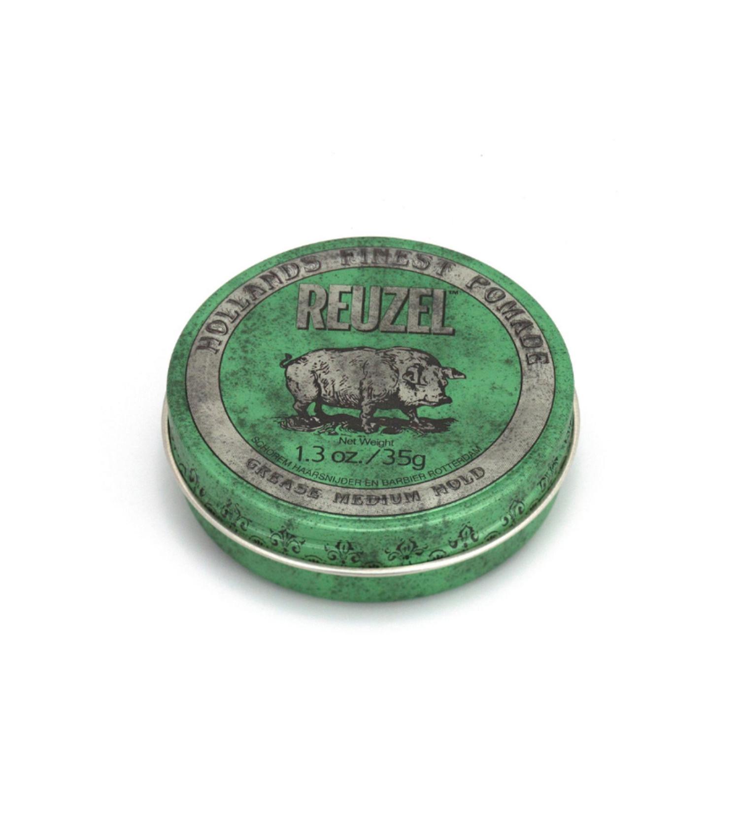 Reuzel Green Pomade Grease 35g - Buy Online on GoSupps.com