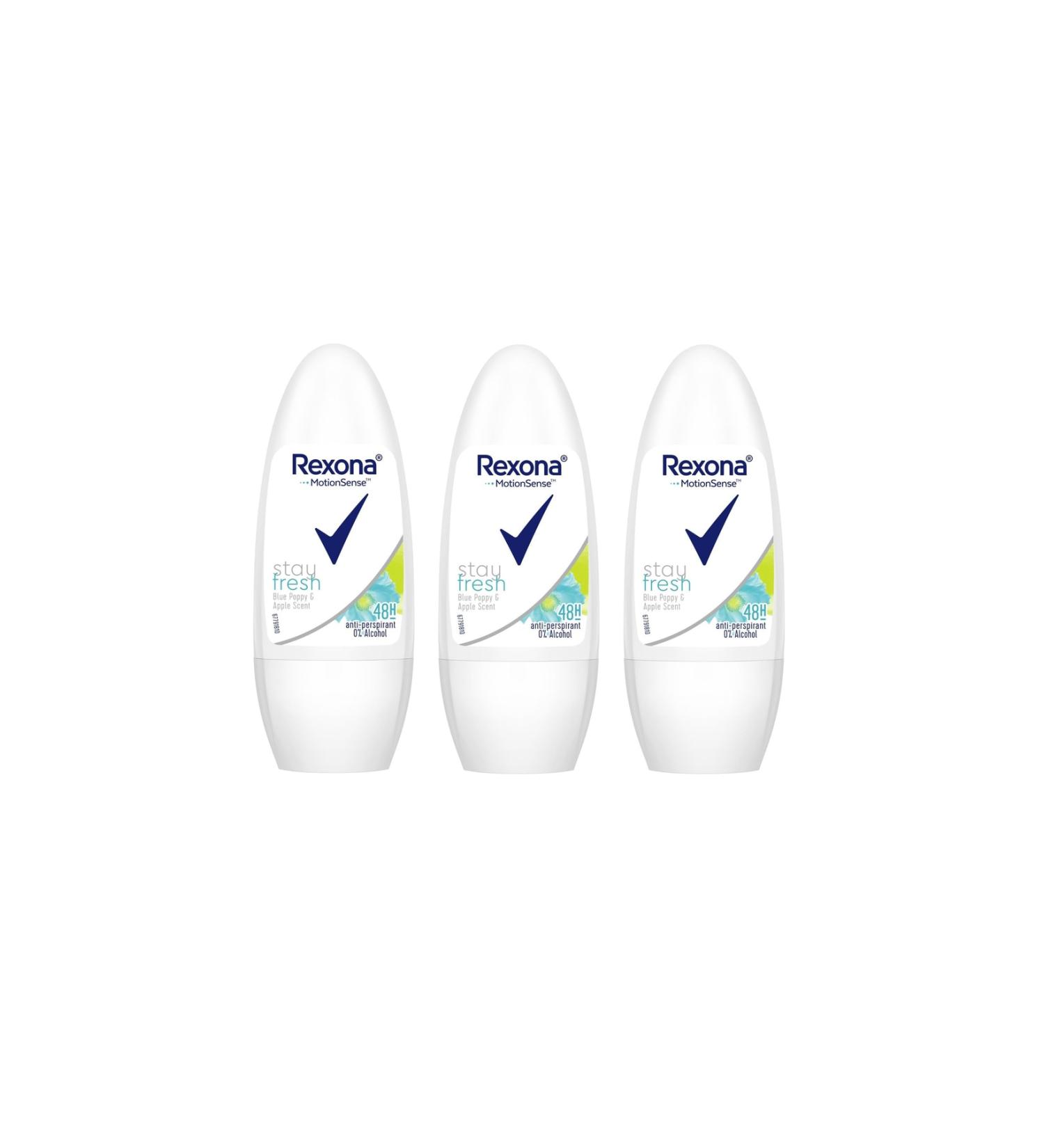 Rexona Roll On Stay Fresh 50 Ml X 3 Pieces