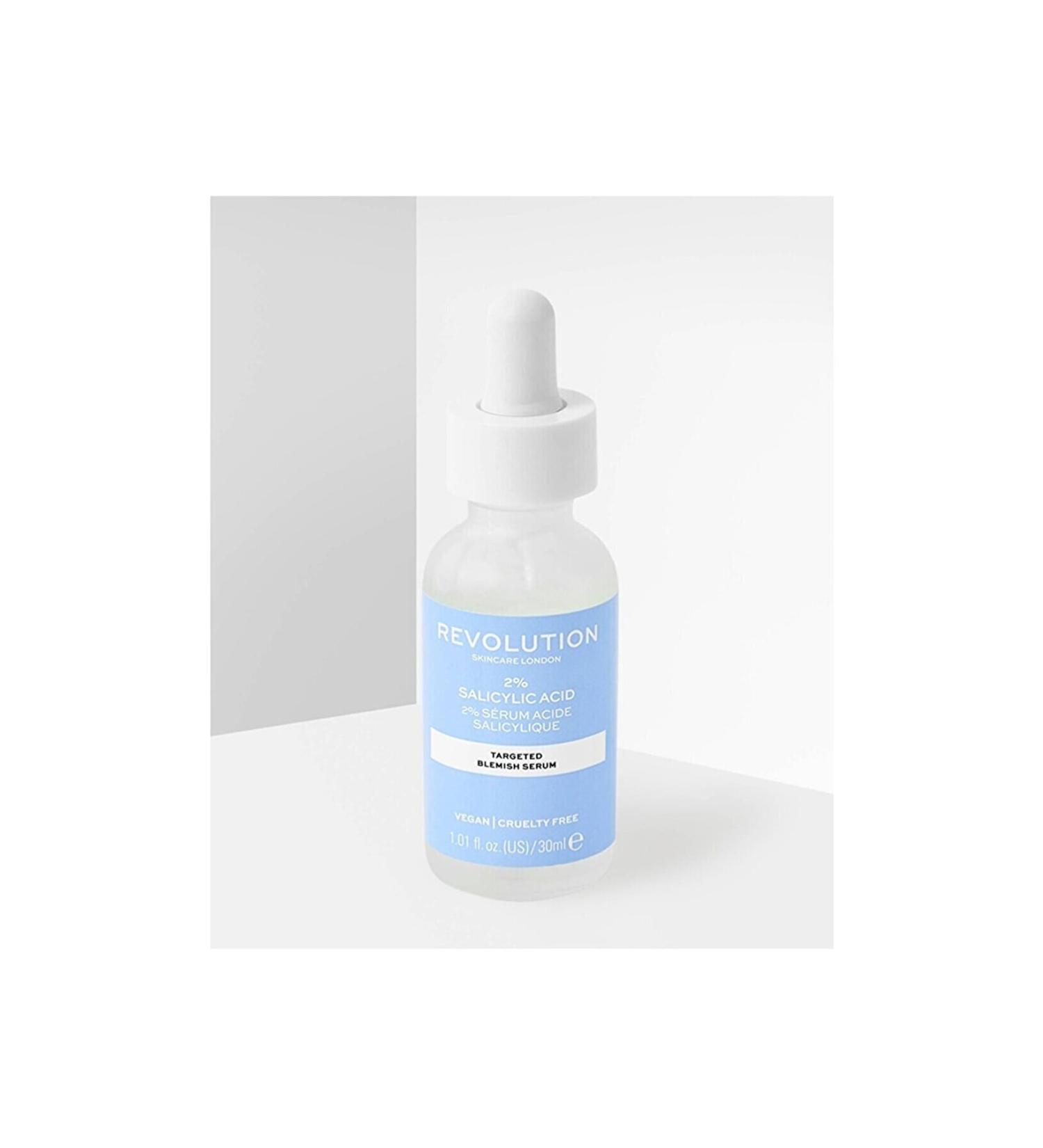 Revolution Skincare Lawes 2% Salicylic Acid And Fruit Enzyme Anti Blemish Serum 30 Ml. vegan