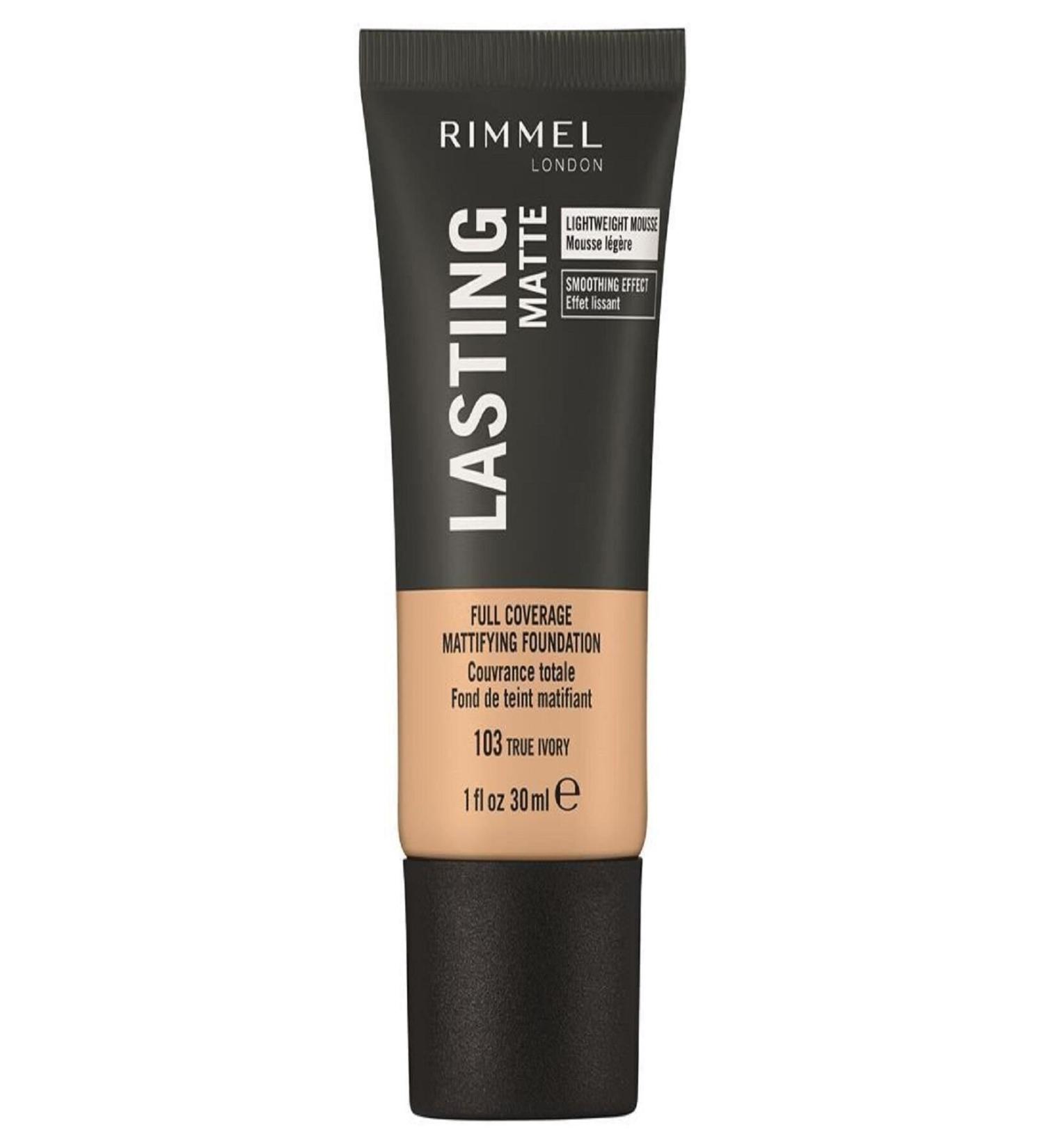 Rimmel London Lasting Matte Foundation 103 True Ivory 30 ml